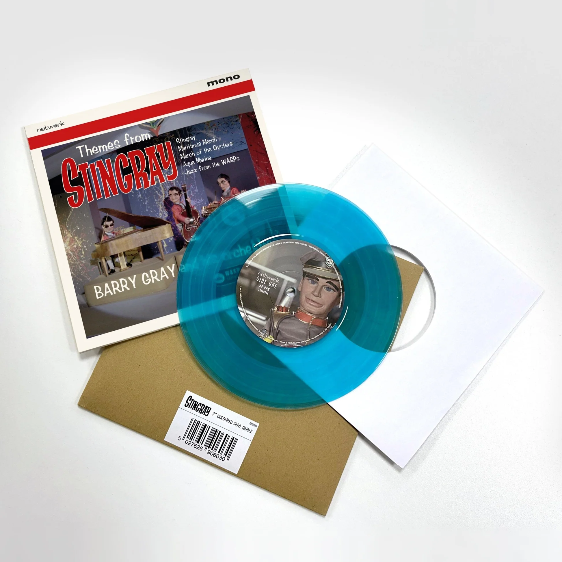 Original Soundtrack - Themes From Stingray: Aqua Blue Vinyl 7"
