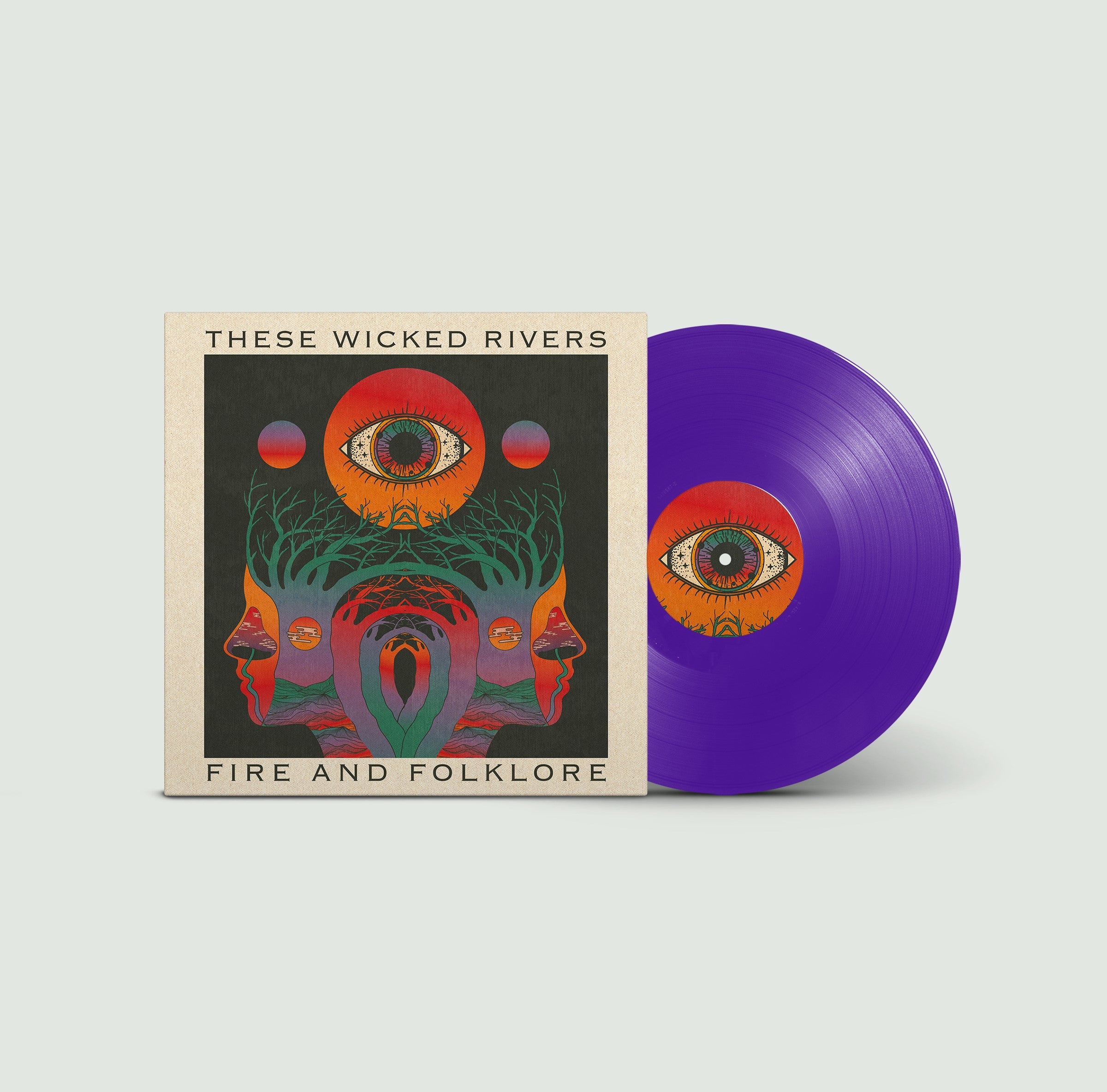 These Wicked Rivers - Fire & Folklore: Purple Vinyl LP