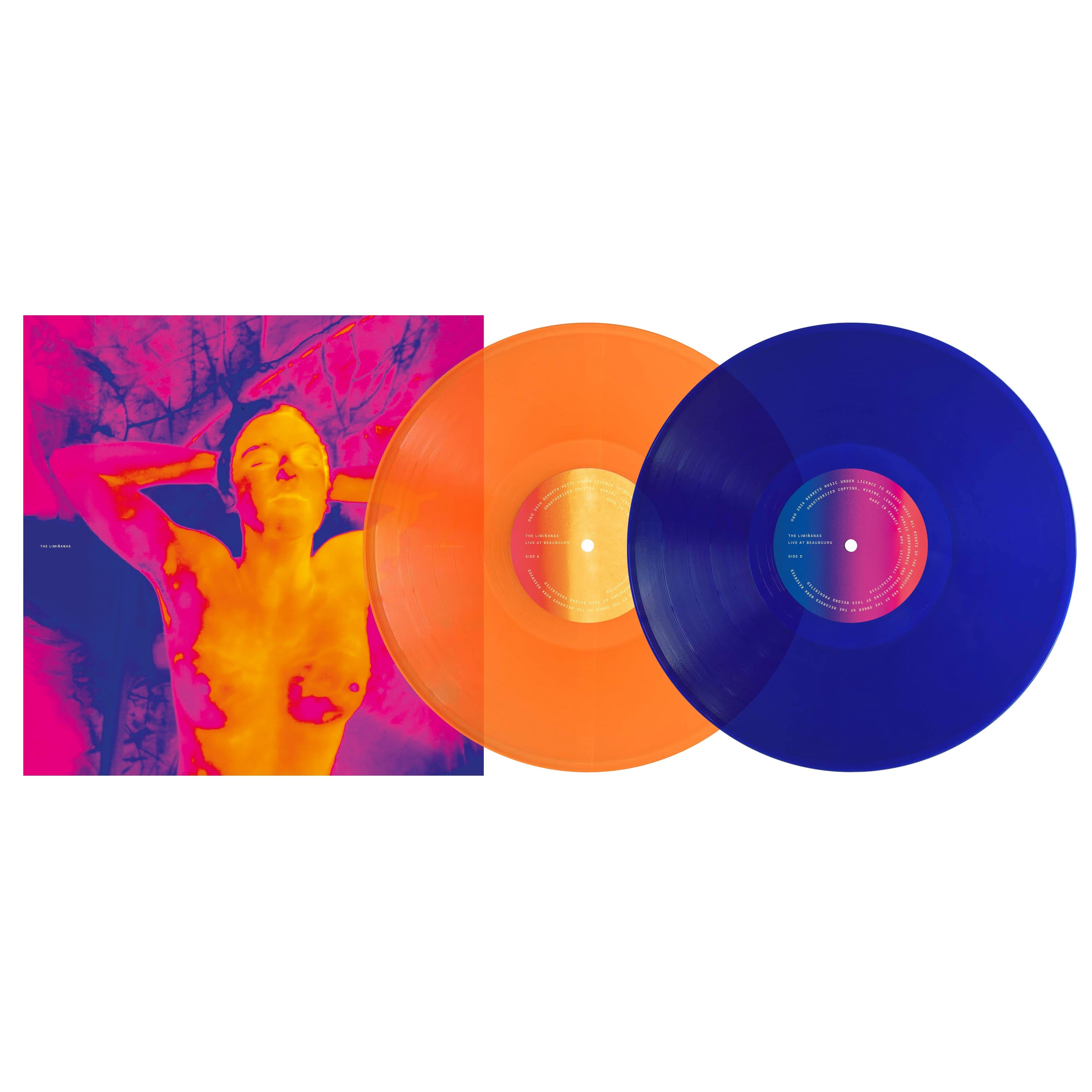The Limiñanas - Live at Beaubourg: Clear Blue and Clear Orange Vinyl 2LP