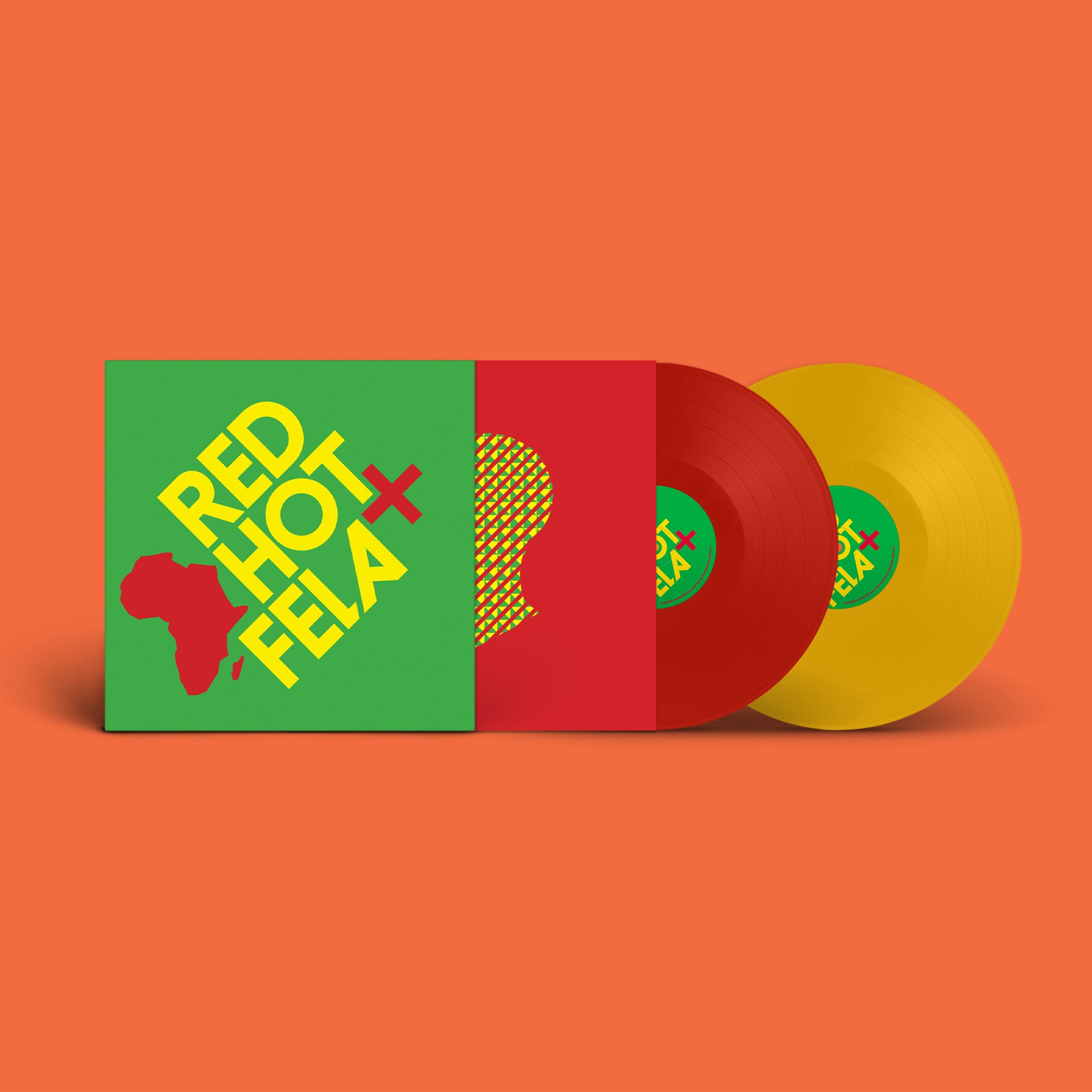 Fela Kuti, Various Artists - Red Hot + Fela (10th Anniversary Edition): Translucent Banana Yellow + Translucent Red Vinyl 2LP