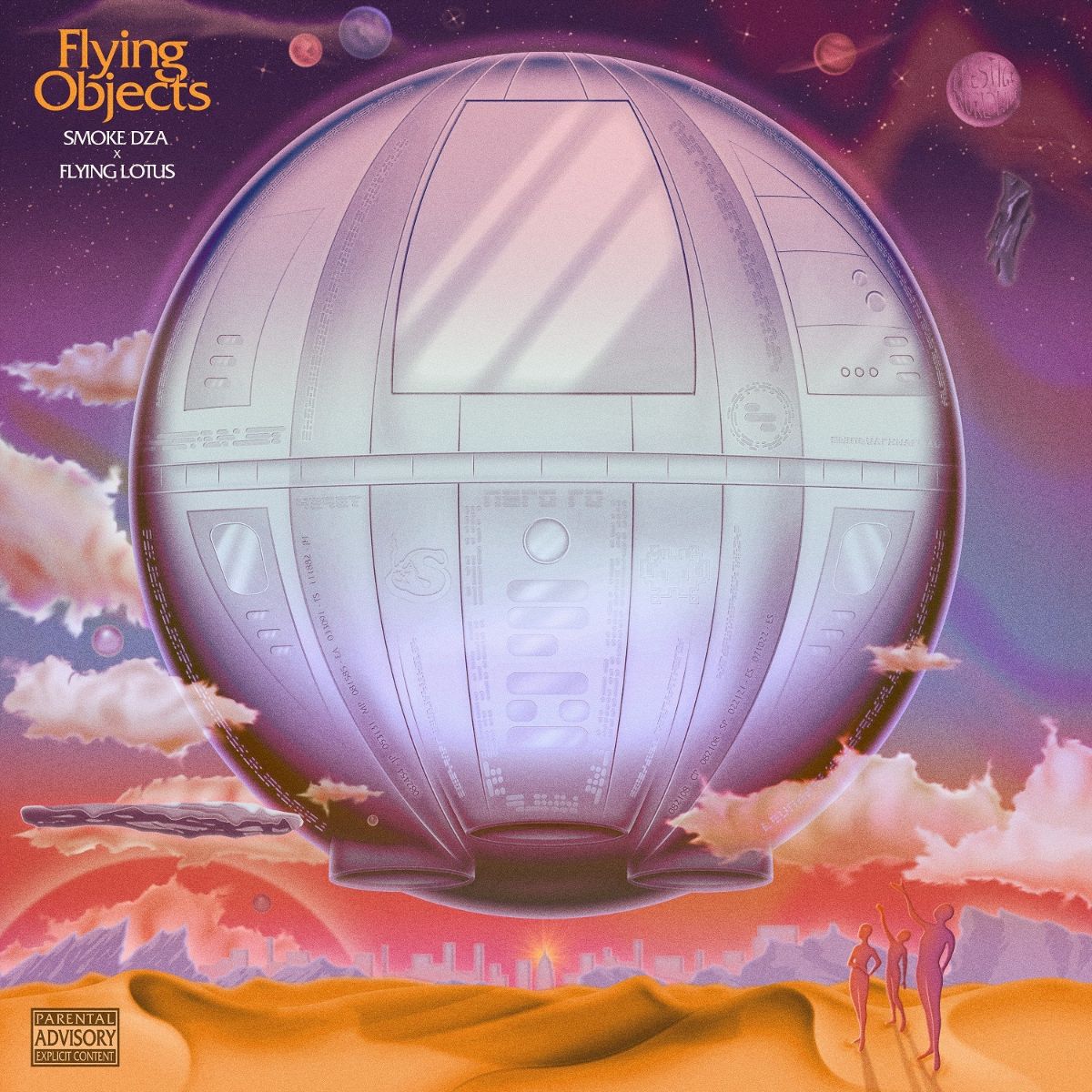 Smoke DZA X Flying Lotus - Flying Objects: Vinyl LP