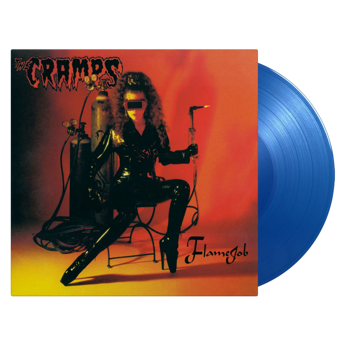 The Cramps - Flamejob: Translucent Blue Vinyl LP