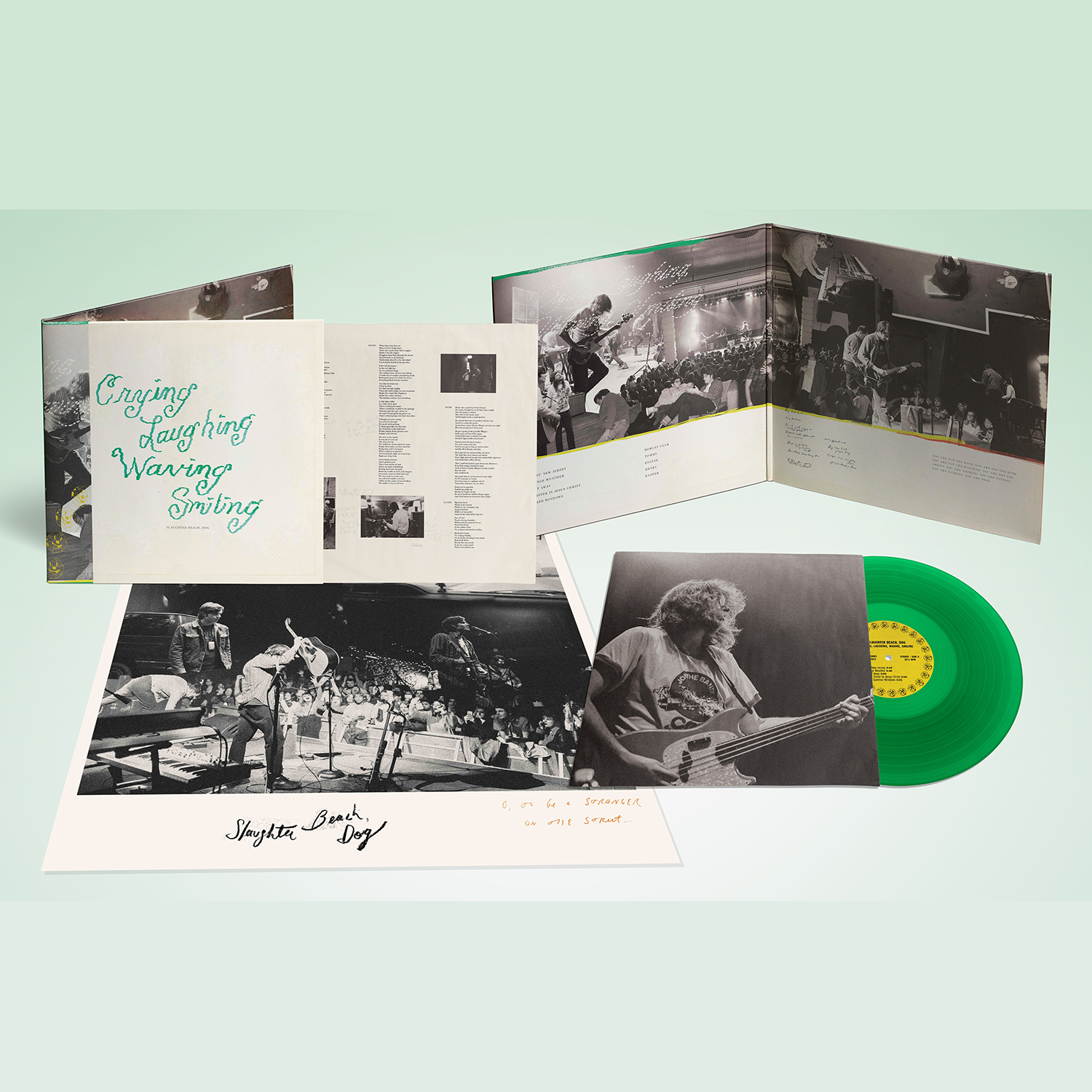 Slaughter Beach, Dog - Crying, Laughing, Waving, Smiling: Limited Green Vinyl LP