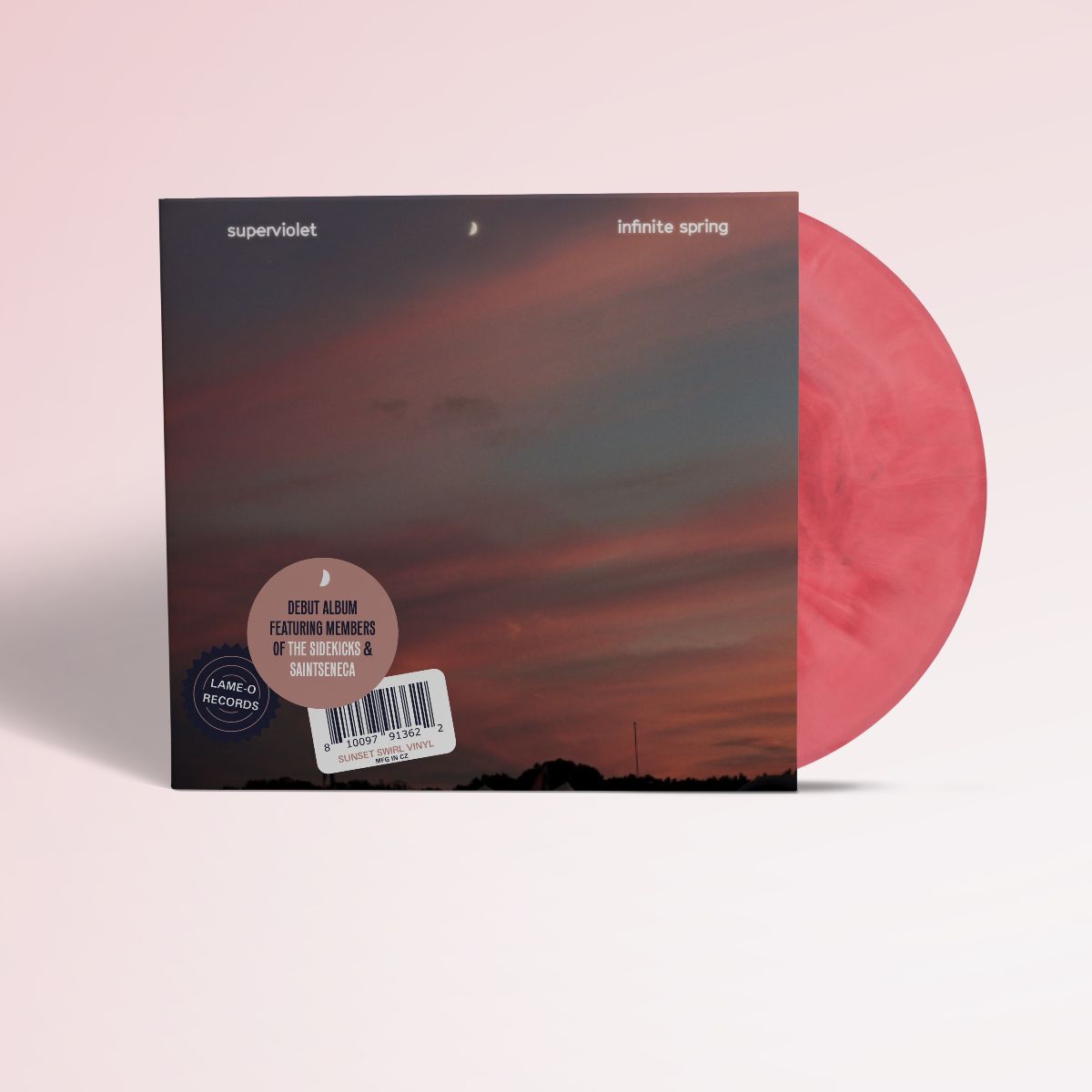 Infinite Spring: Coloured Sunset Swirl Vinyl LP