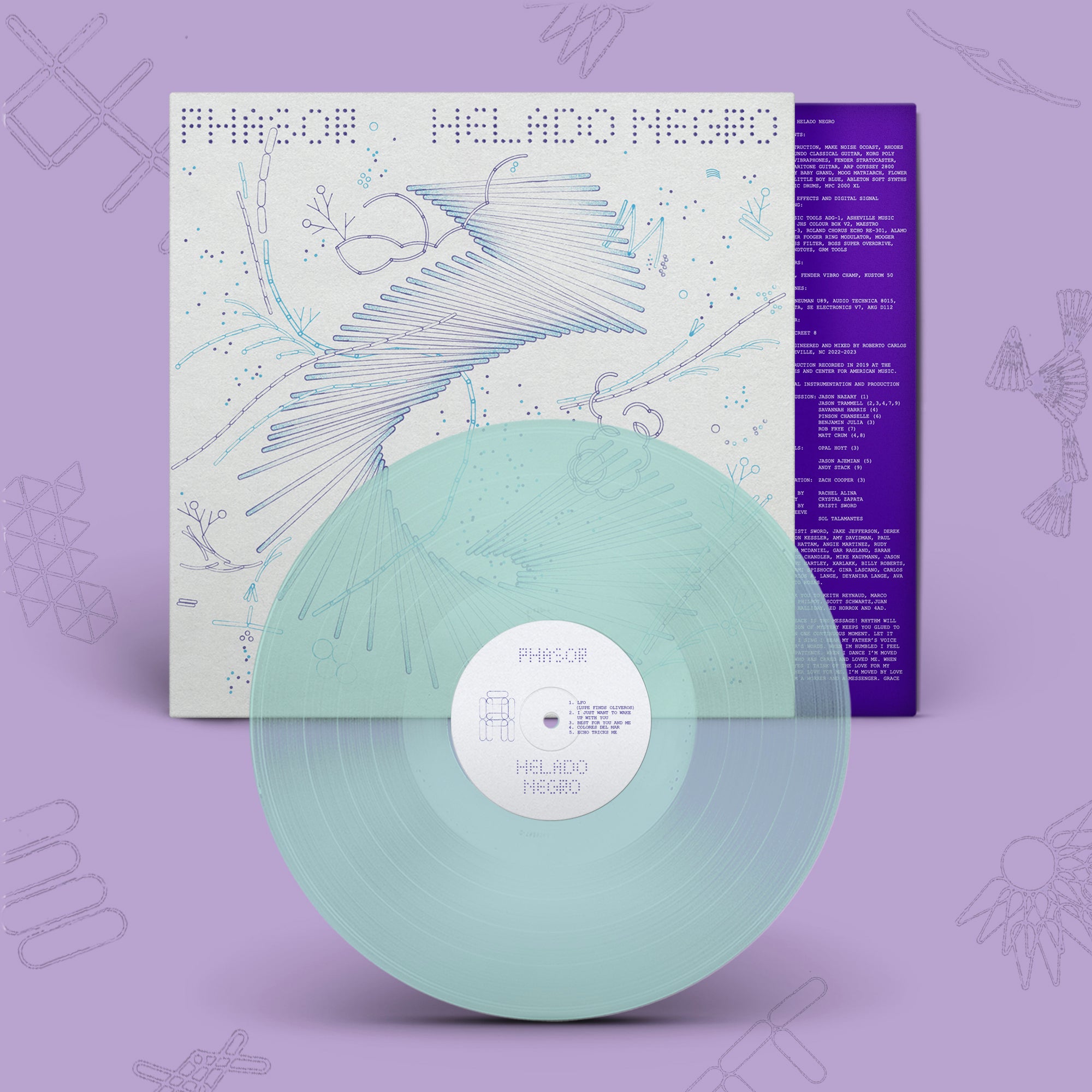 Helado Negro - Phasor: Limited Coke Bottle Green Vinyl LP