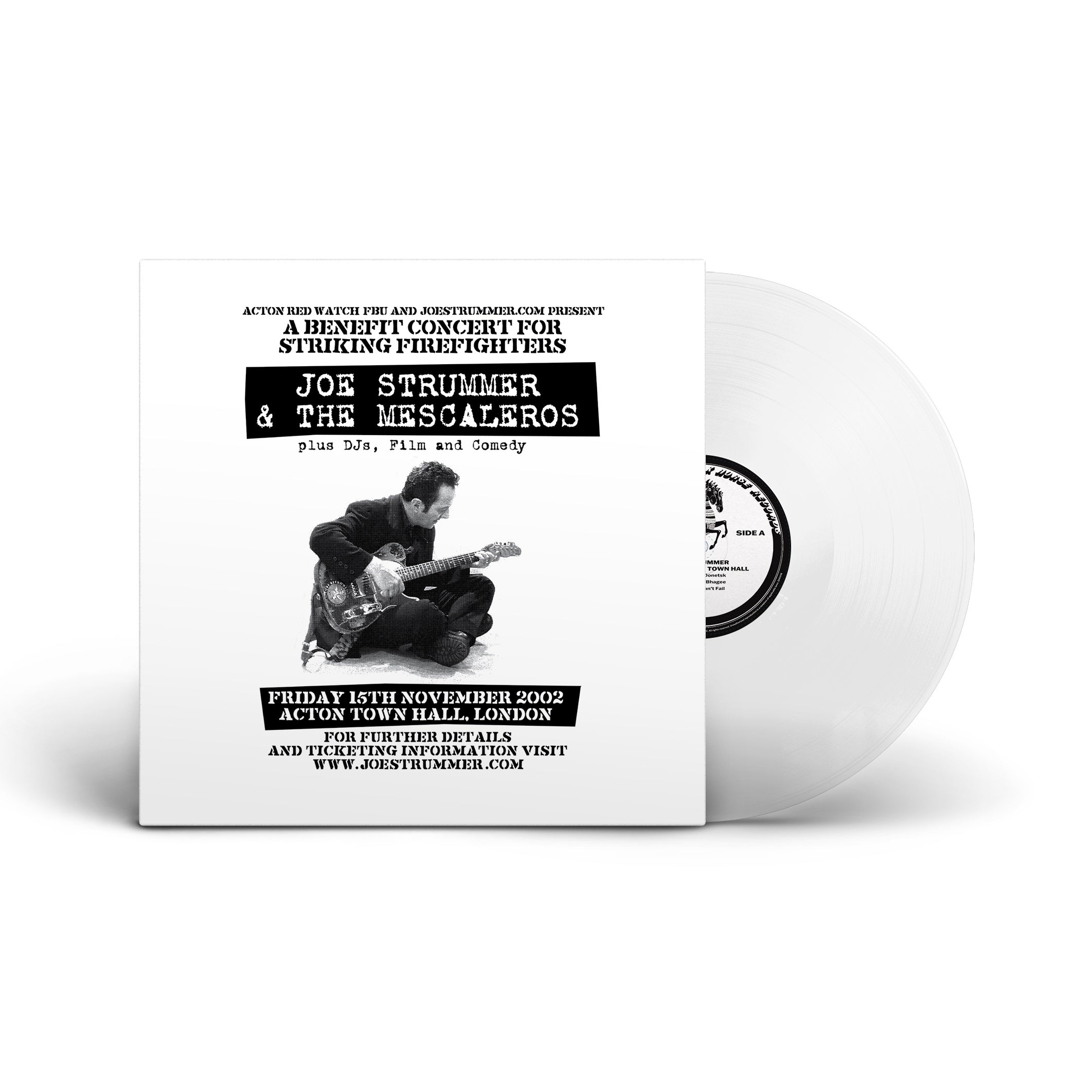 Joe Strummer & The Mescaleros - Live At Acton Town Hall:  Limited Clear Vinyl 2LP