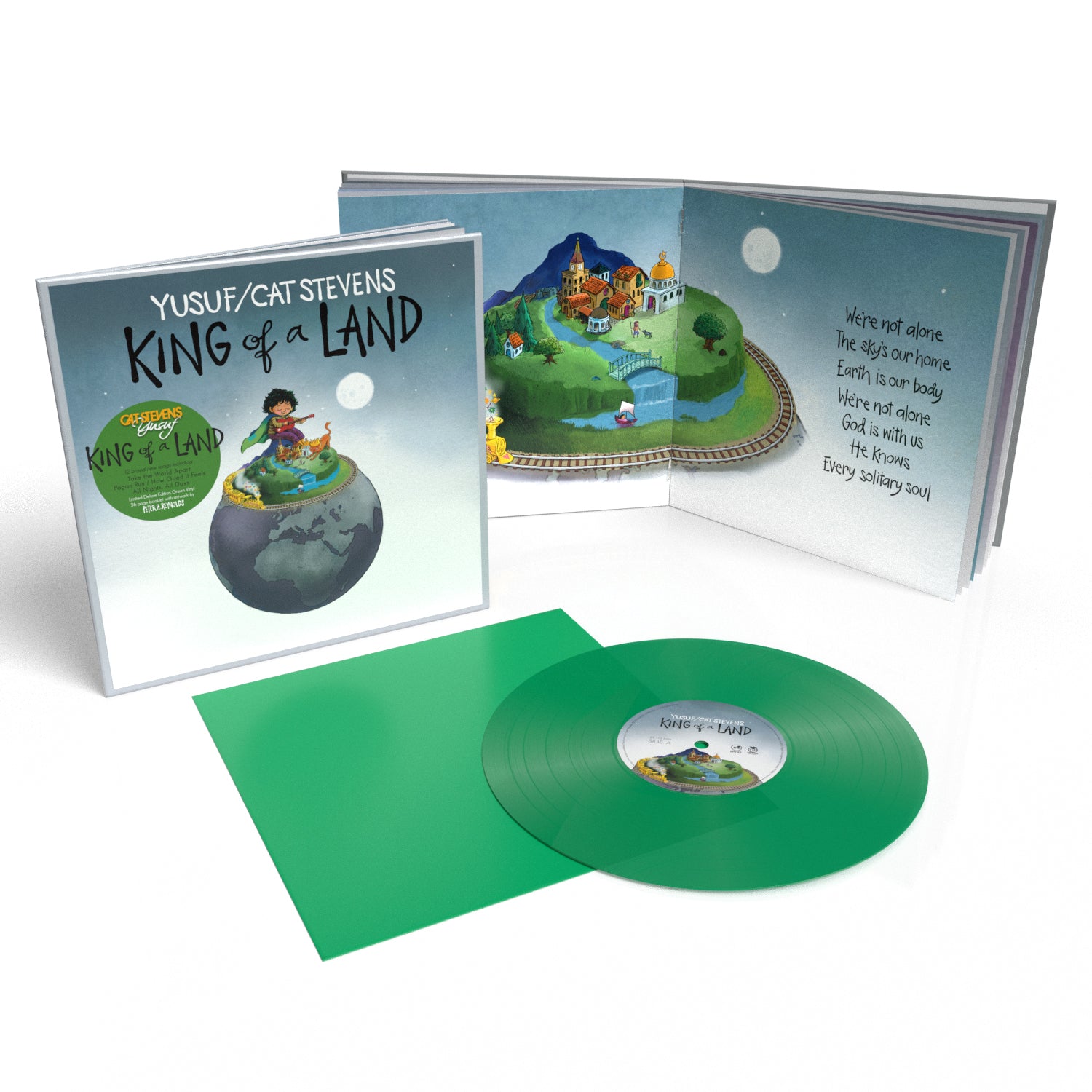 .King of a Land: Limited Edition Green Vinyl LP + 36-Page Booklet