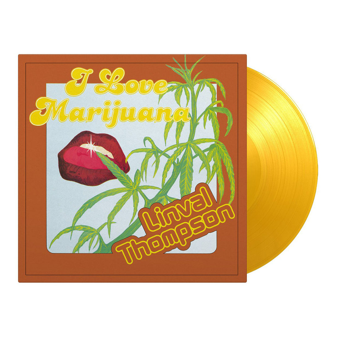 Linval Thompson -  I Love Marijuana: Yellow Vinyl LP