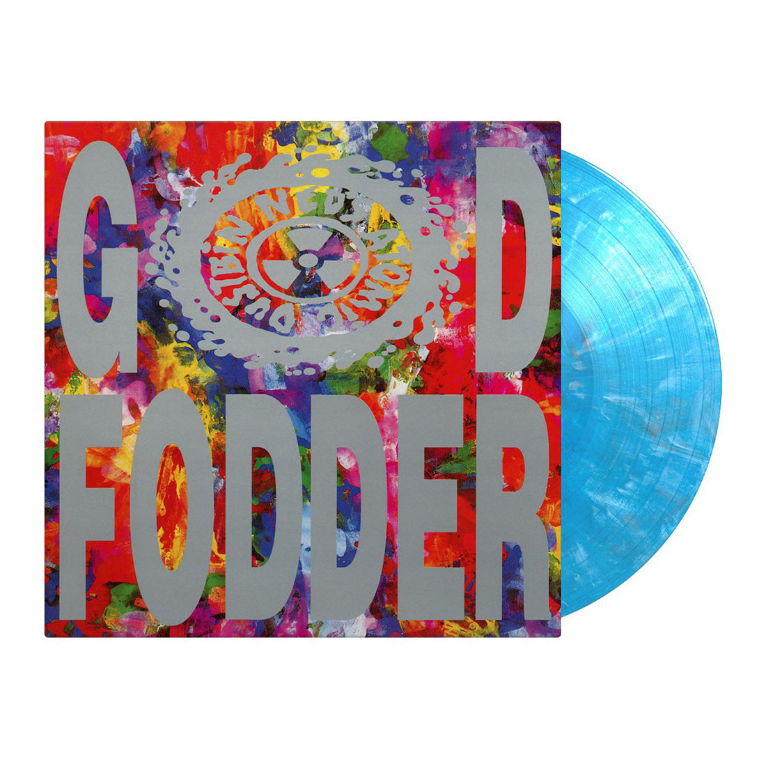 Ned's Atomic Dustbin - God Fodder: Limited Translucent Blue, White & Black Marbled Vinyl LP