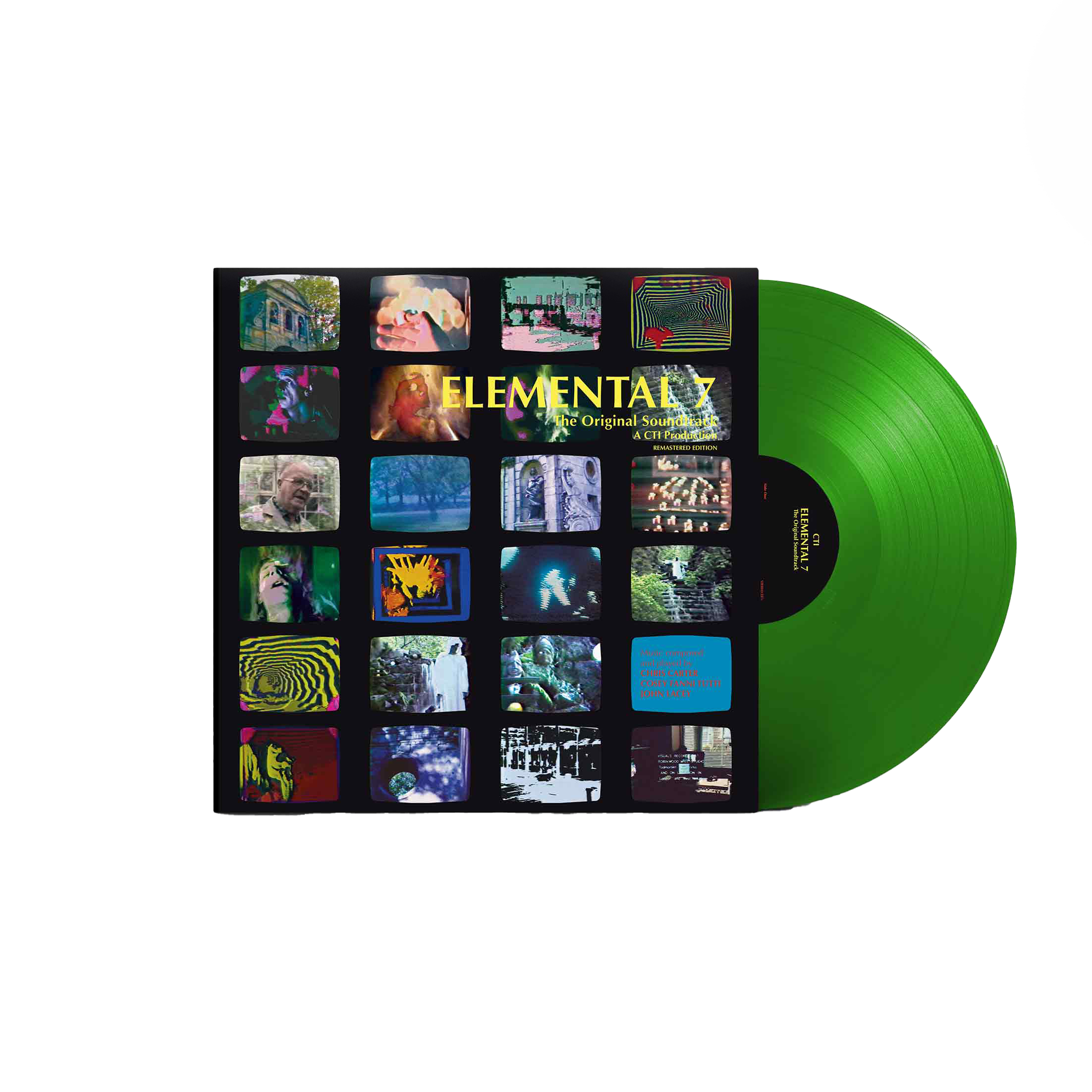 Chris & Cosey - Elemental Seven: Limited Edition Green Vinyl LP