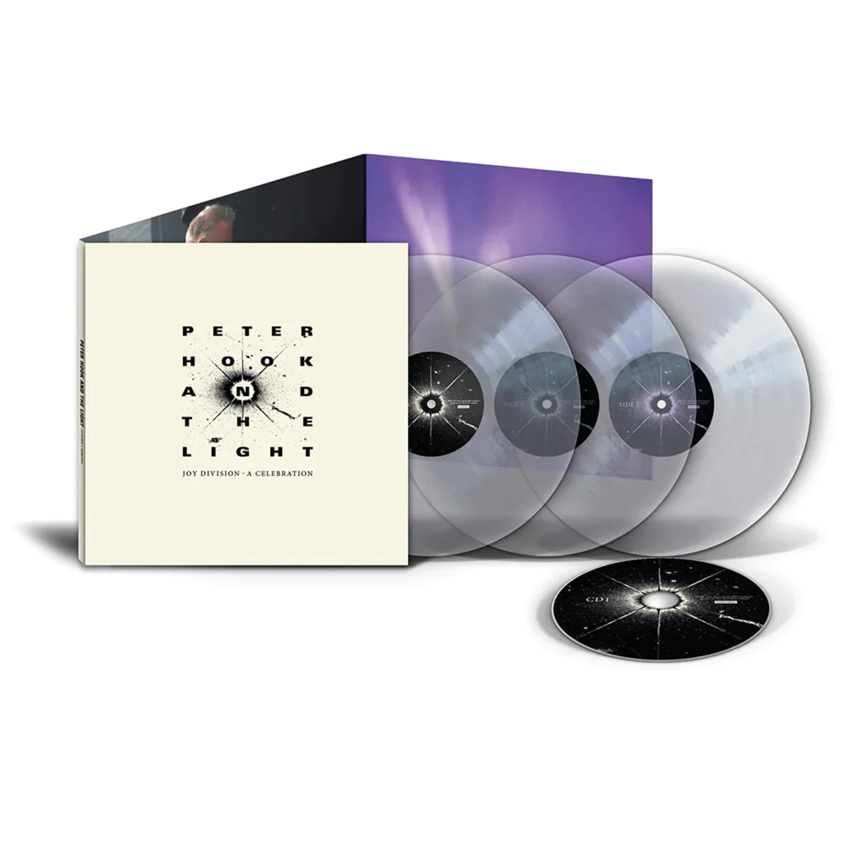 Peter Hook & The Light - Joy Division - A Celebration: Triple Gatefold Clear Vinyl 3LP