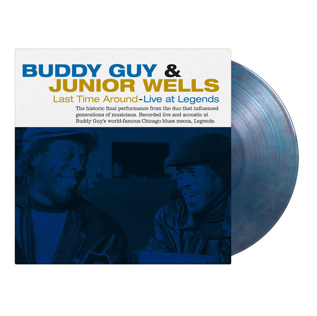 Buddy Guy, Junior Wells - Last Time Around - Live At Legends: Limited Blue & Red Marbled Vinyl LP