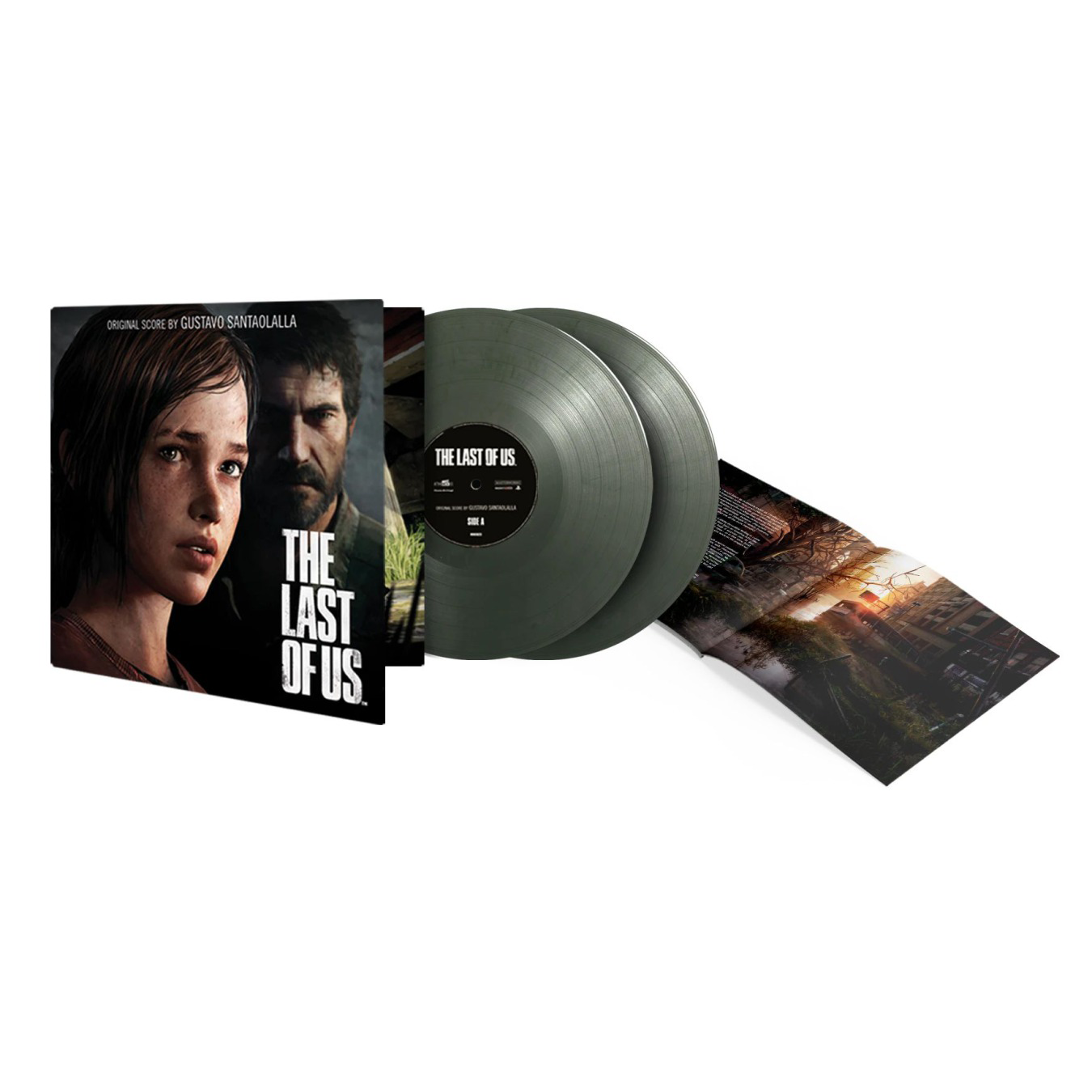Gustavo Santaolalla - The Last Of Us (Original Soundtrack): Green + Silver Marbled Vinyl 2LP
