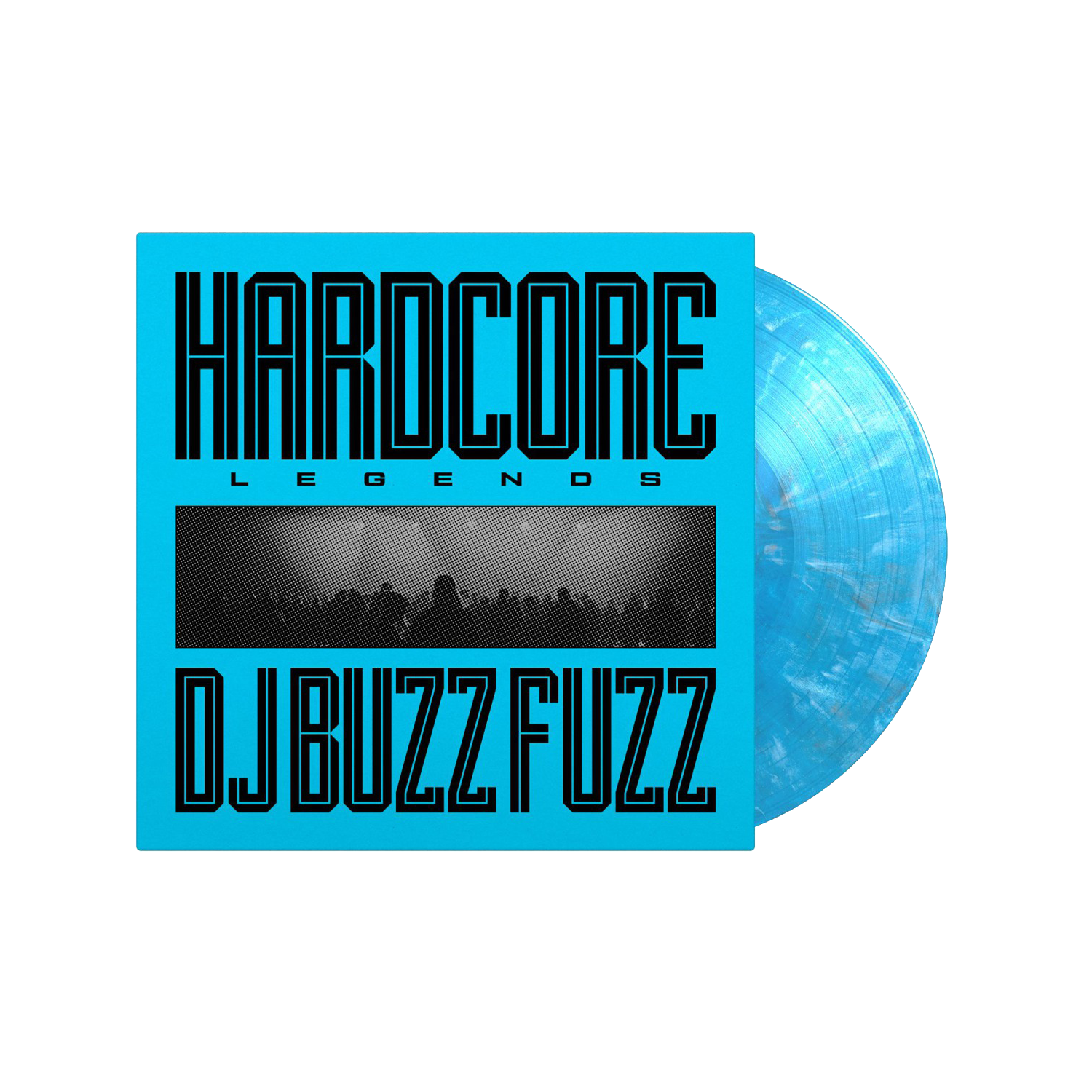 Dj Buzz Fuzz Dj Buzz Fuzz Hardcore Legends Blue White Black Marbled Vinyl Lp Sound Of