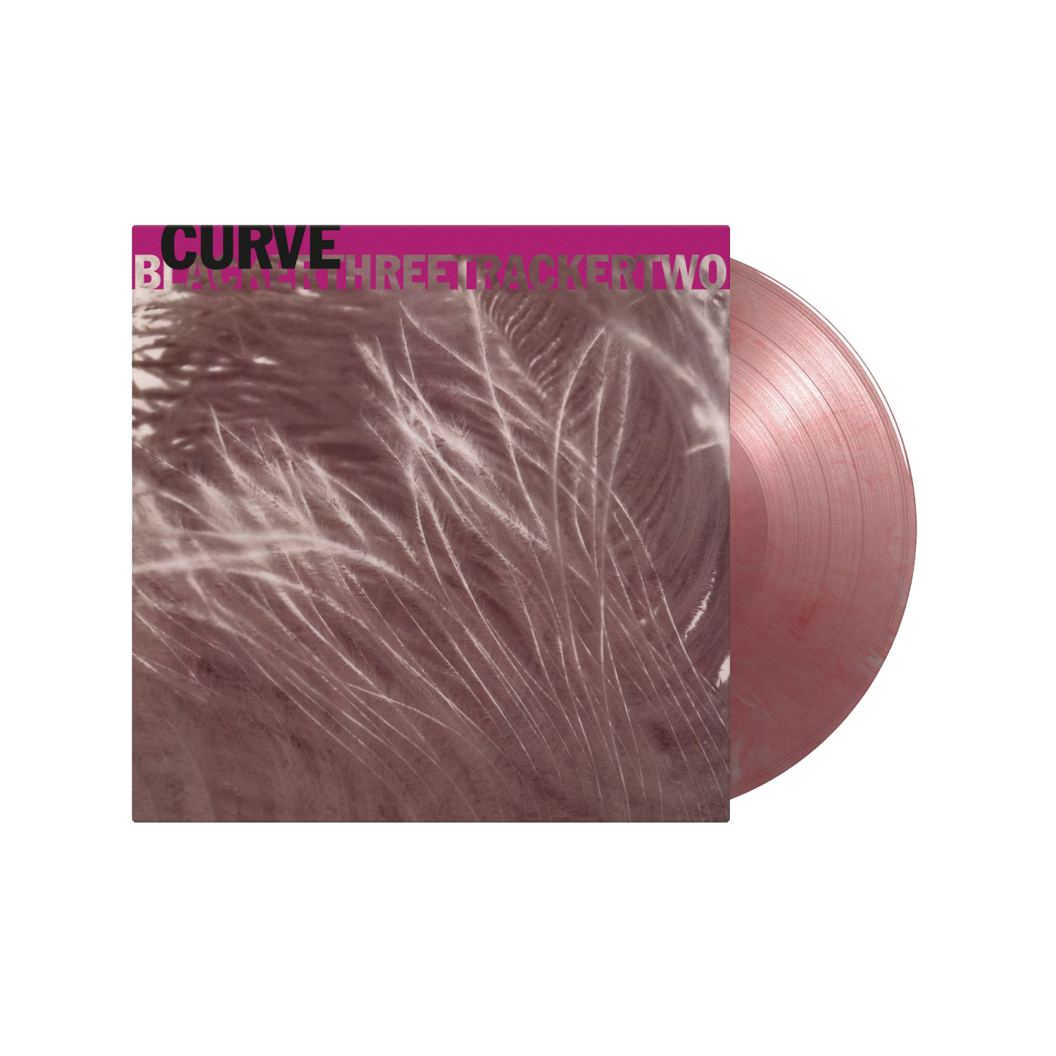 Curve - Blackerthreetrackertwo: Silver + Red Marbled Vinyl EP