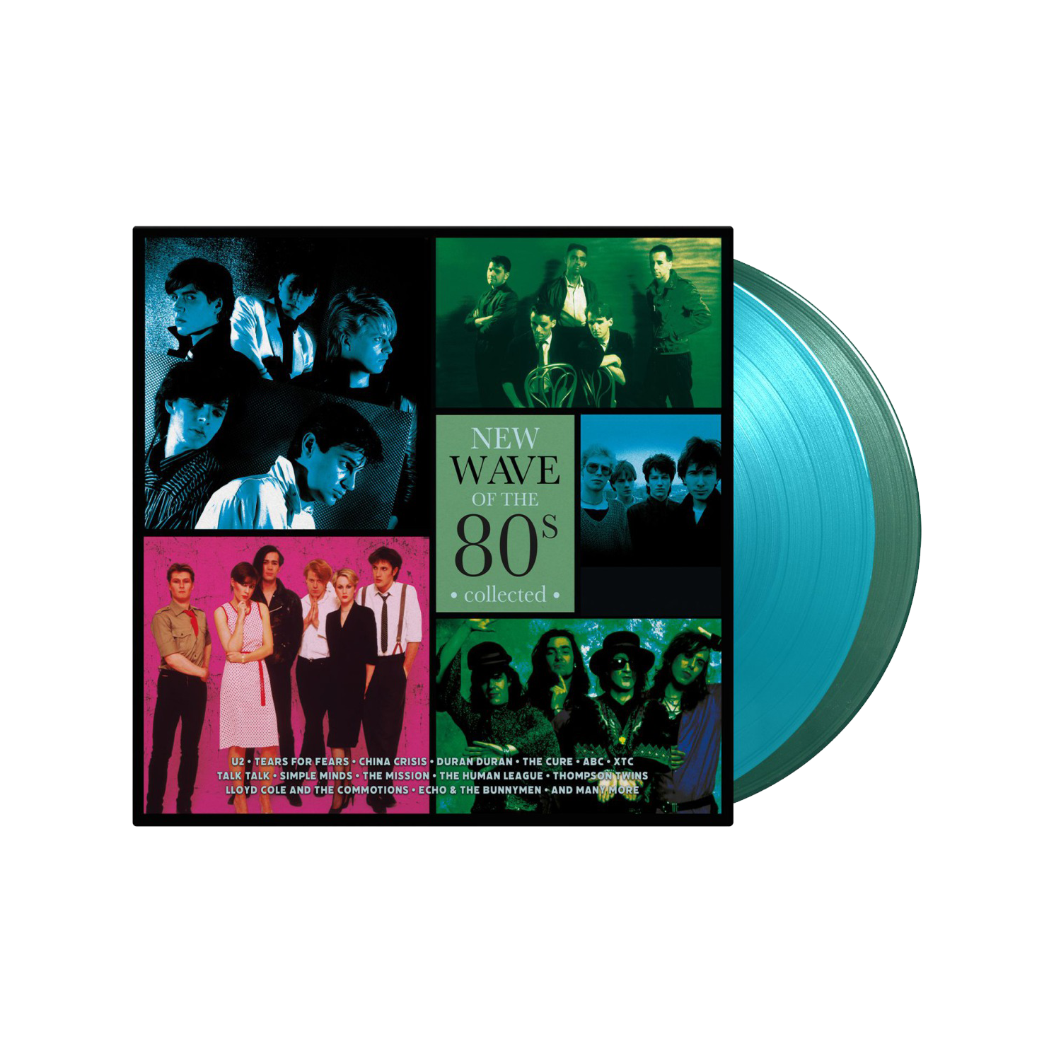 Various Artists - New Wave Of The 80's Collected: Limited Moss Green + Turquoise Vinyl 2LP