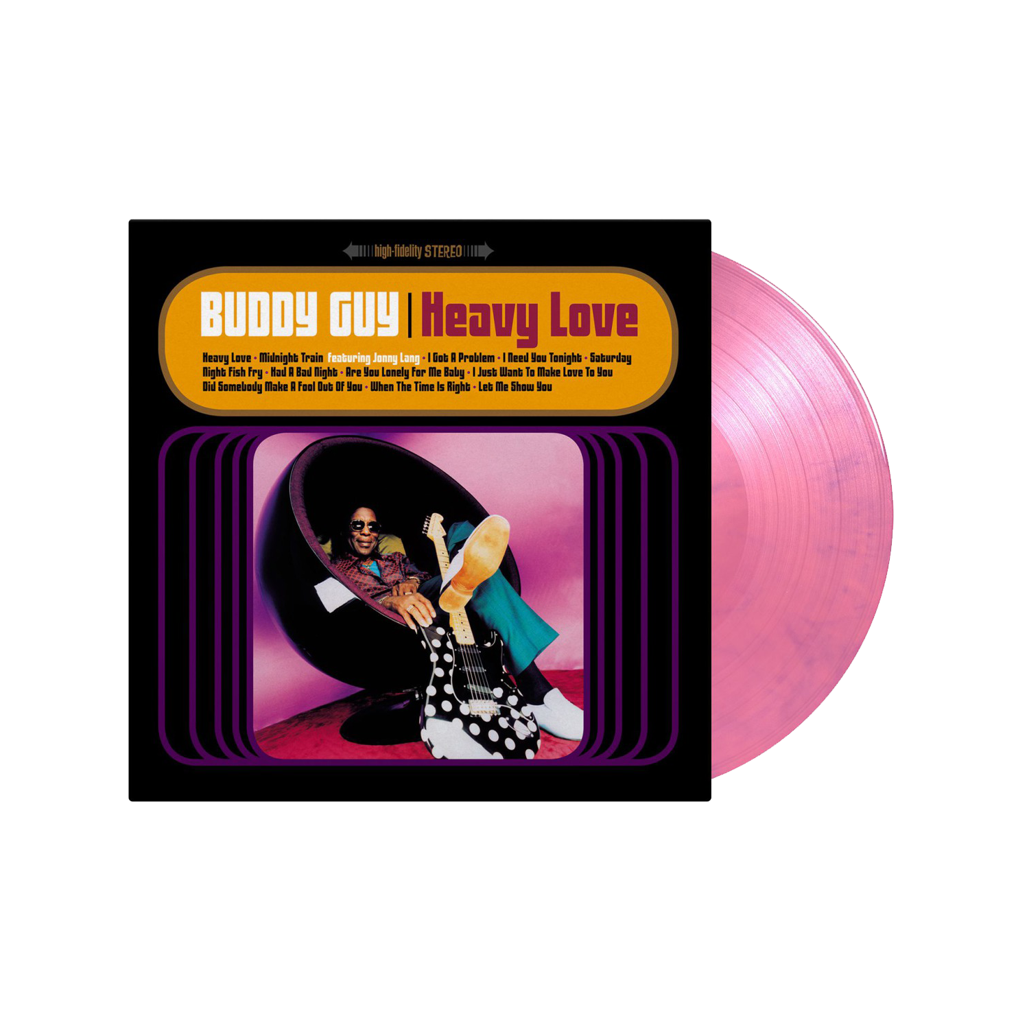 Buddy Guy - Heavy Love: Limited Pink + Purple Marbled Vinyl 2LP