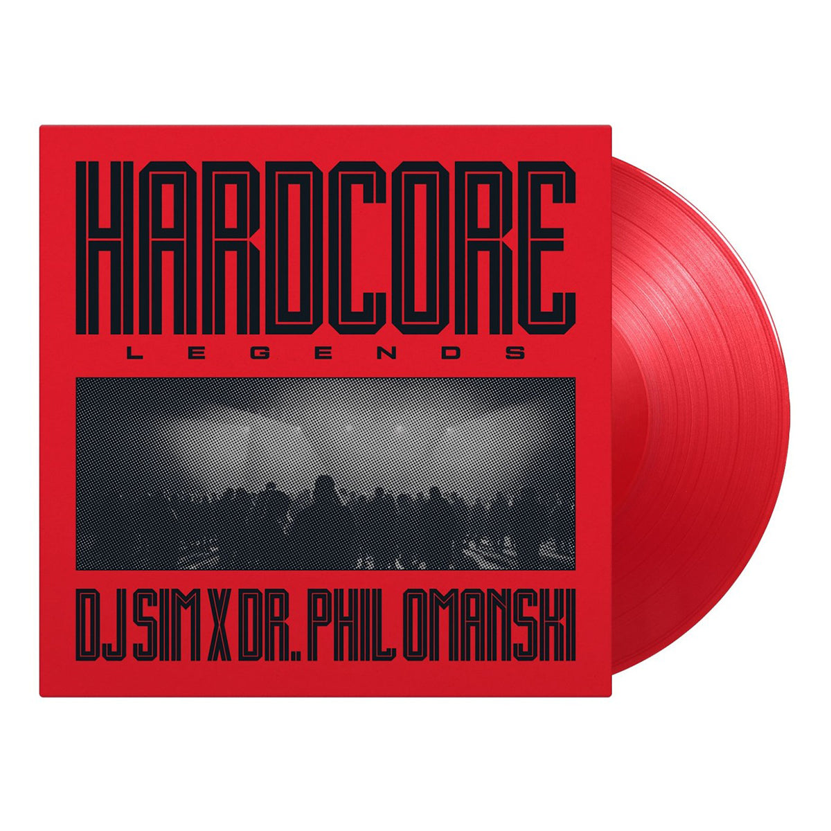 DJ Sim X Dr. Phil Omanski - Hardcore Legends: Limited Red Vinyl LP