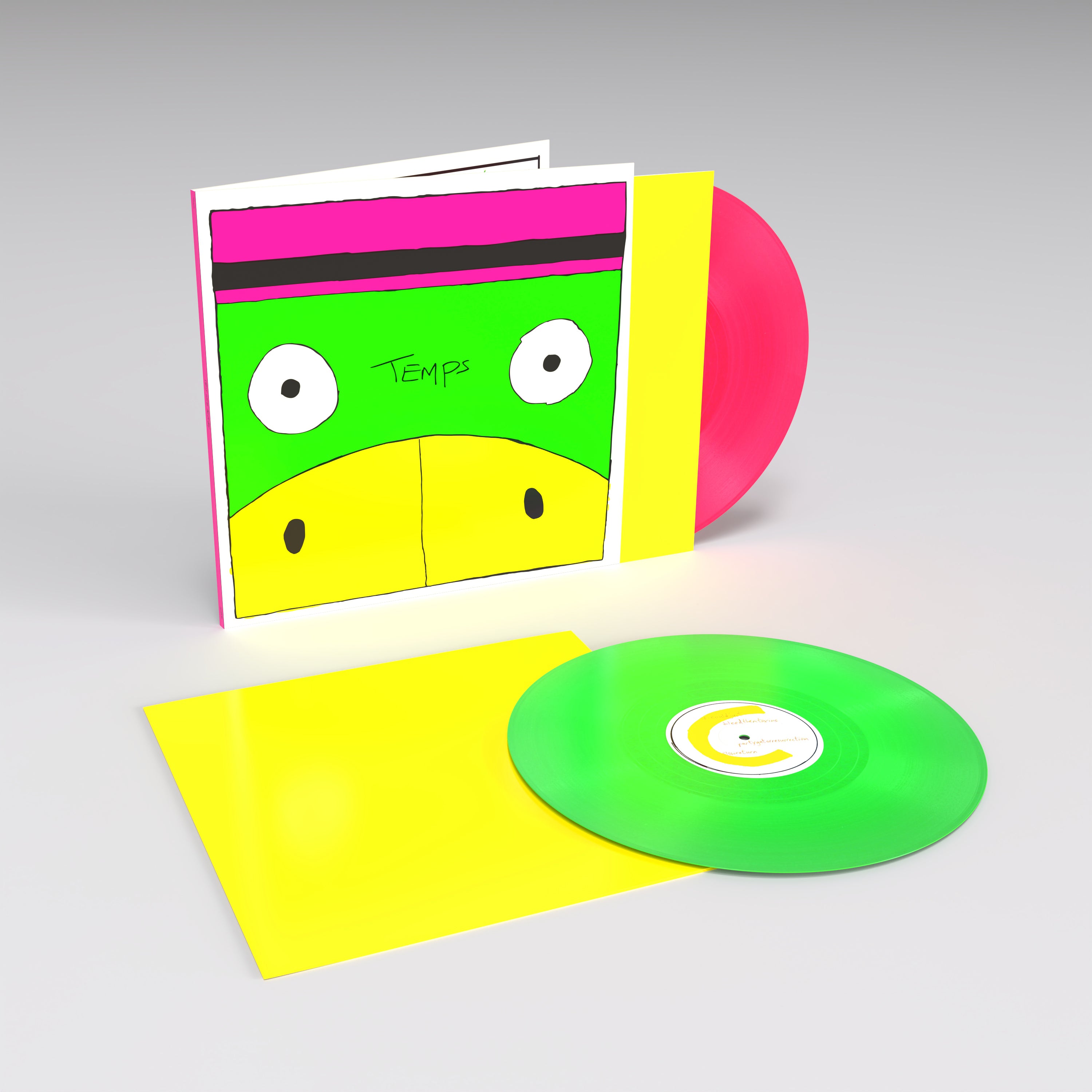 Temps - Party Gator Purgatory: Limited Neon Pink & Neon Green Vinyl 2LP