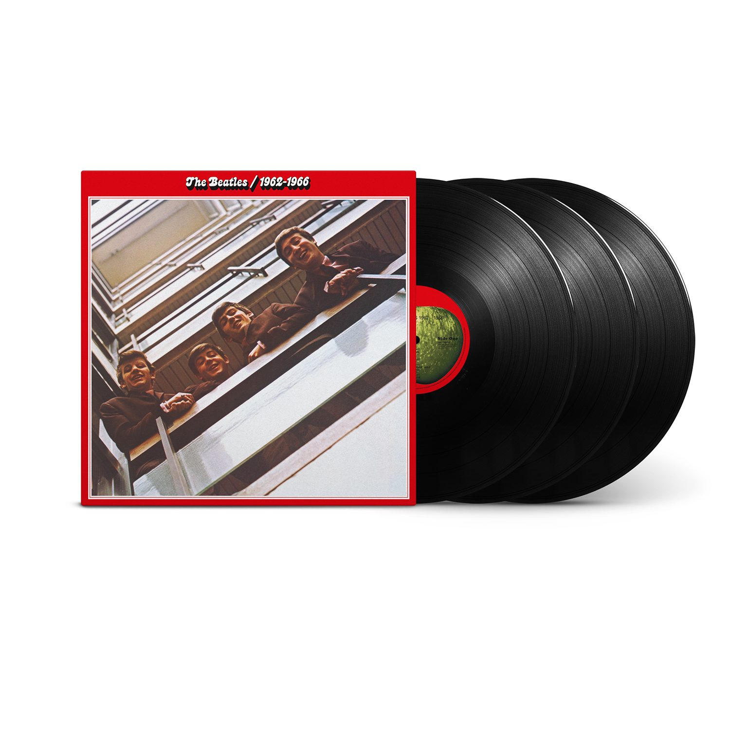 The Beatles - The Beatles 1962–1966 (2023 Edition) : 3LP Red Album (Black Vinyl)