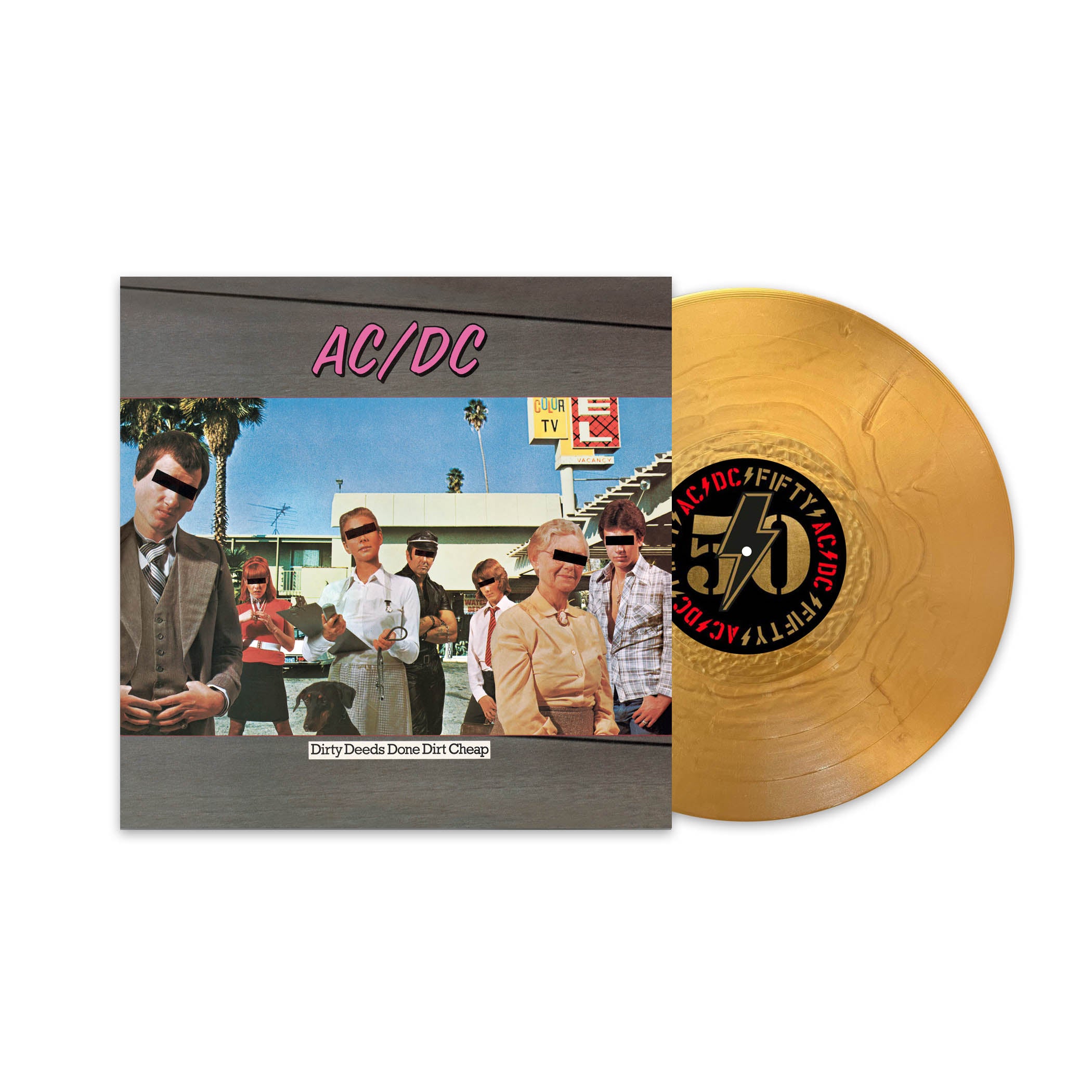 AC/DC - Dirty Deeds (50th Anniversary): Gold Vinyl LP