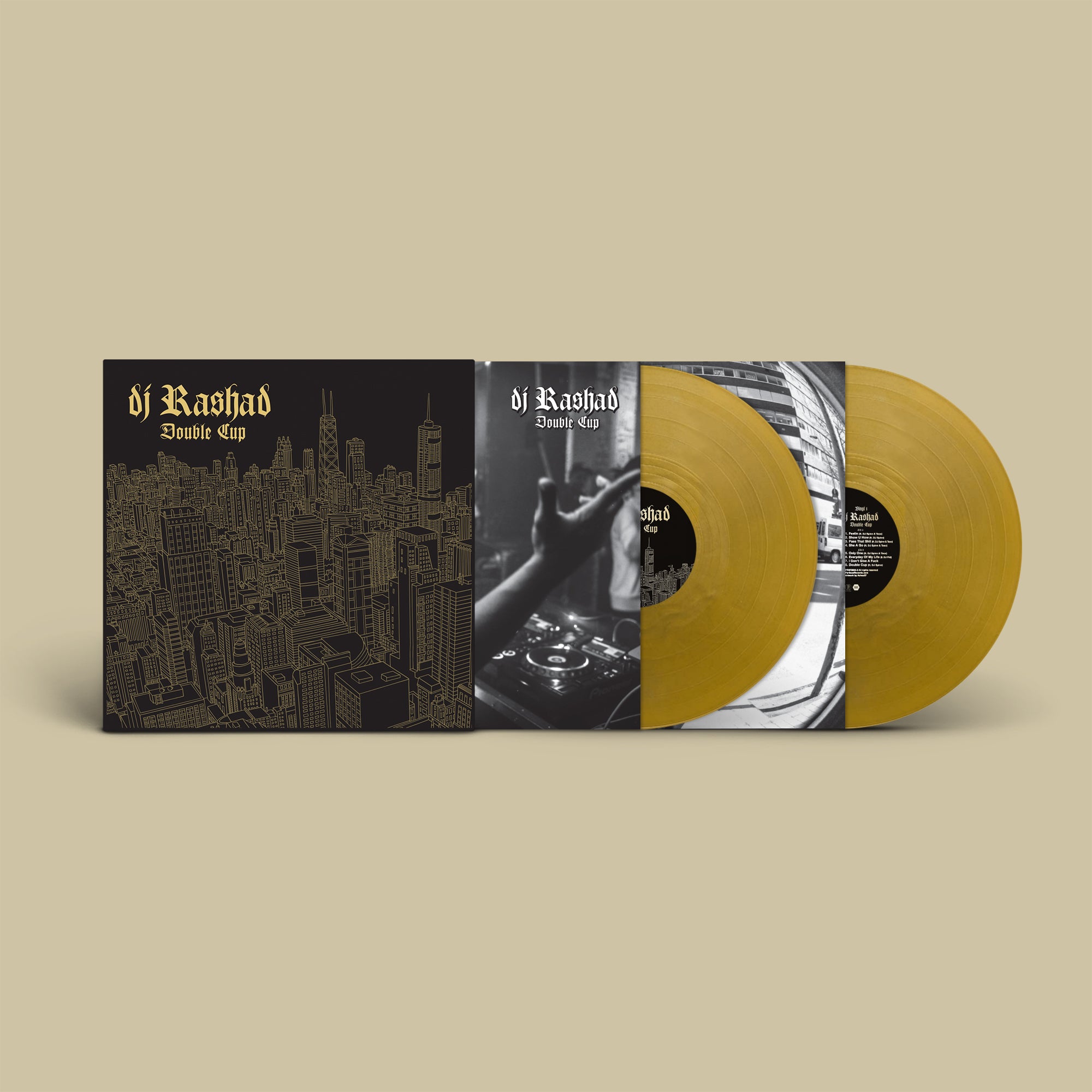 DJ Rashad - Double Cup (10 Year Anniversary): Limited Gold Vinyl LP