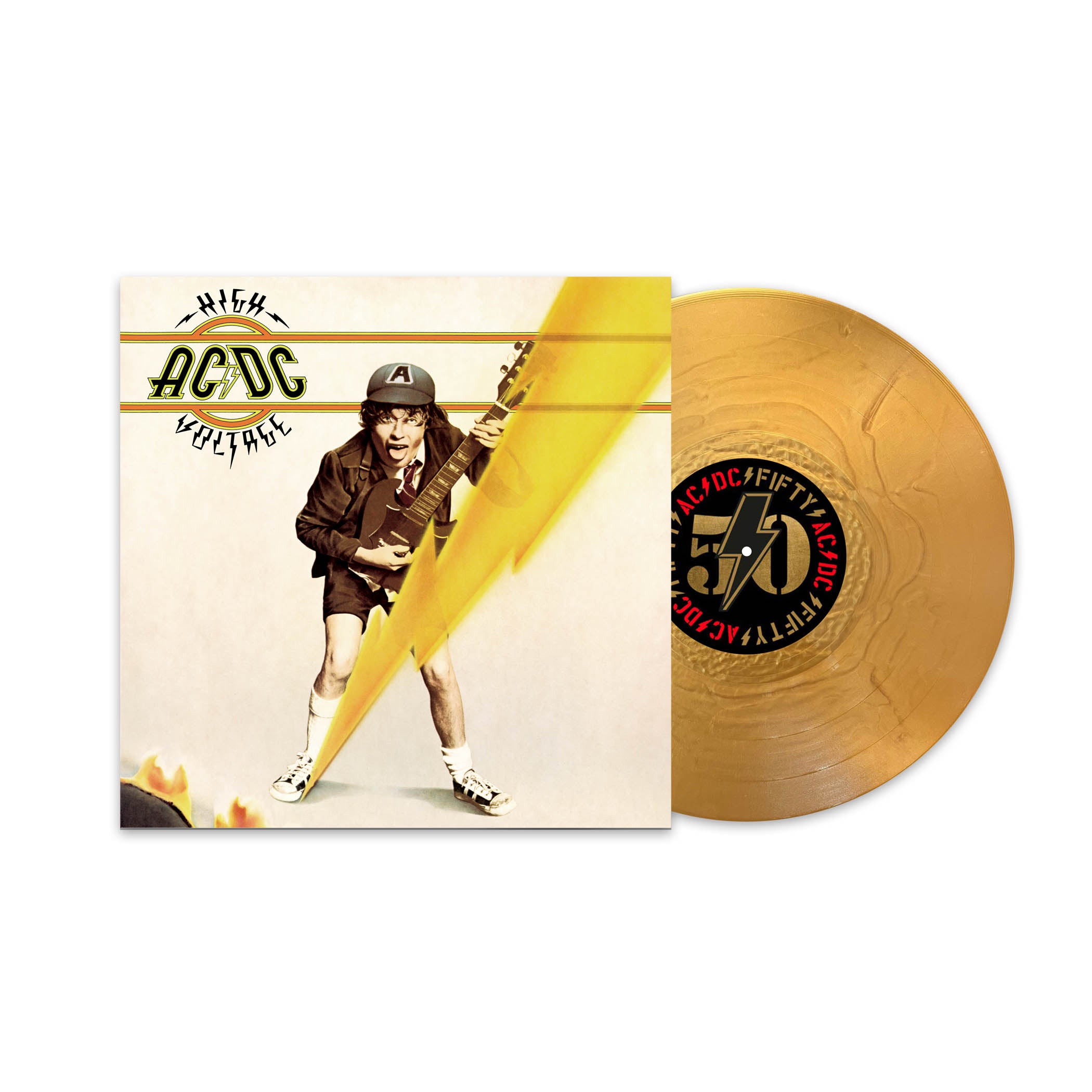 AC/DC - High Voltage (50th Anniversary): Gold Vinyl LP