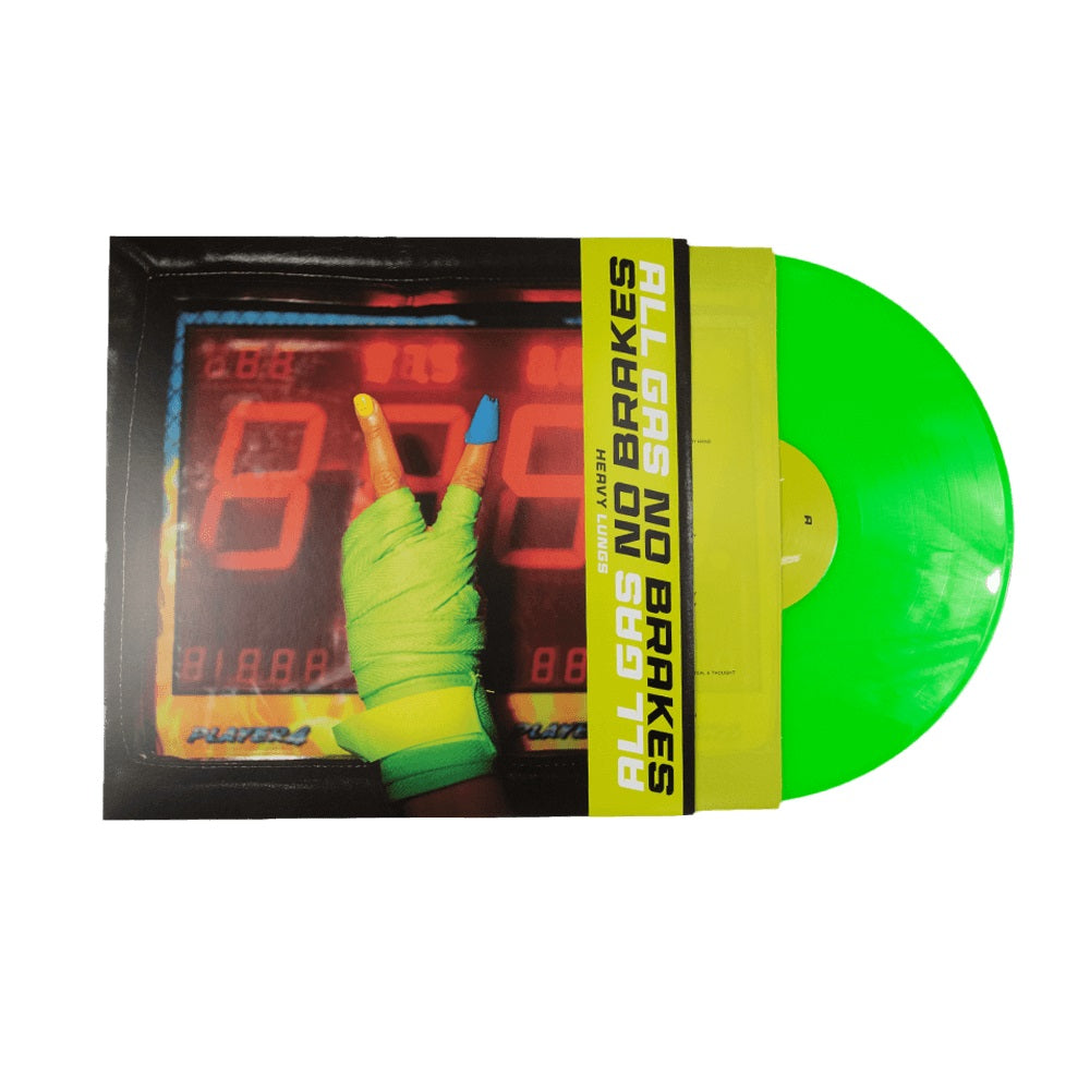Heavy Lungs - All Gas No Brakes: Limited Acid Green Vinyl LP