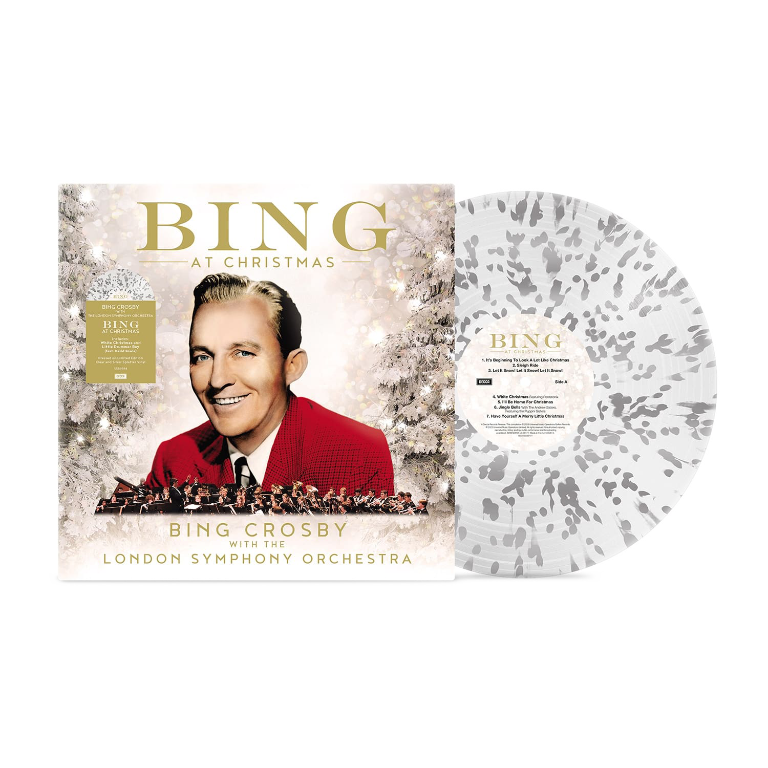 Bing Crosby, London Symphony Orchestra - Bing at Christmas (speckled vinyl)