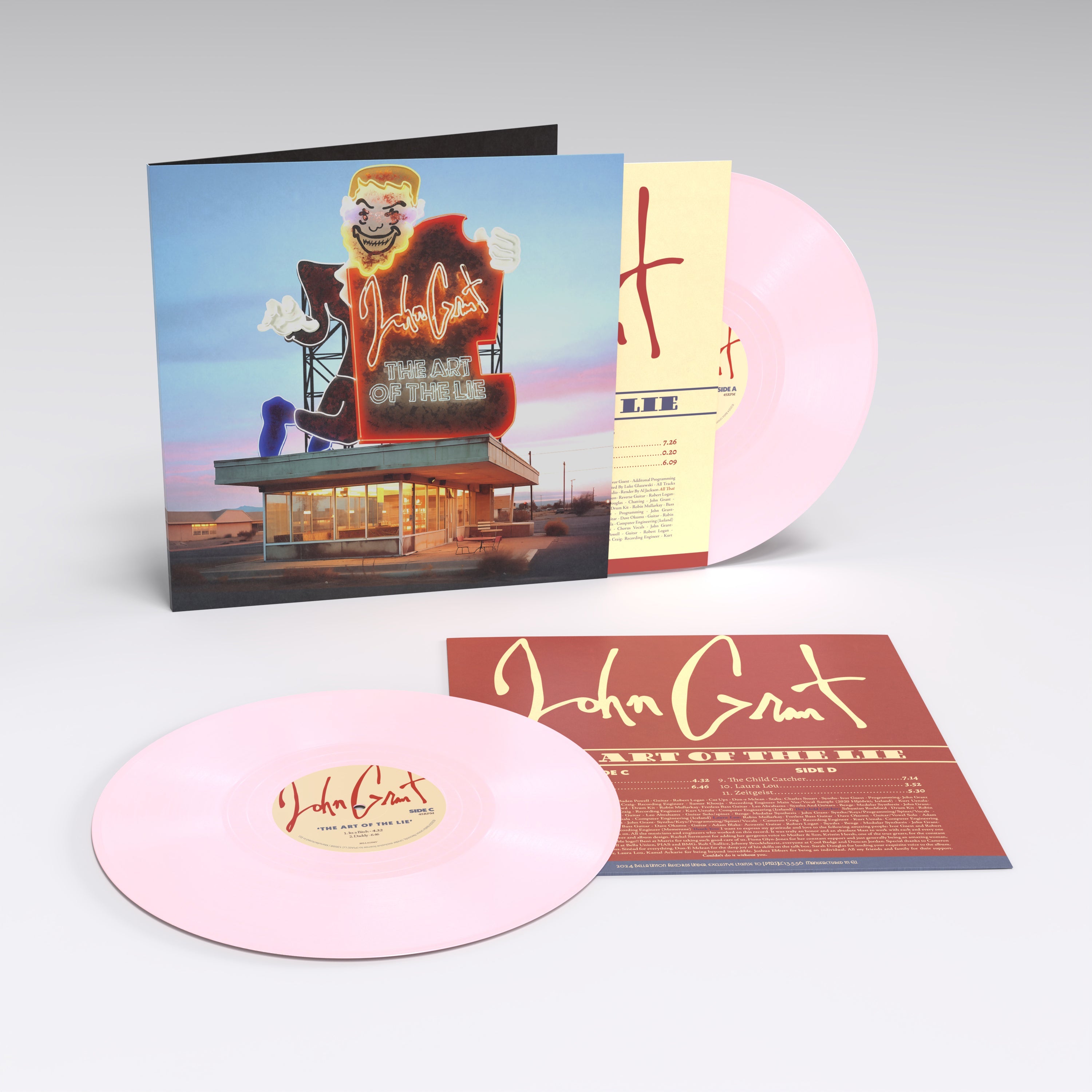 The Art Of The Lie: Limited Edition Pink Vinyl 2LP & Signed Print [100 Available Only]