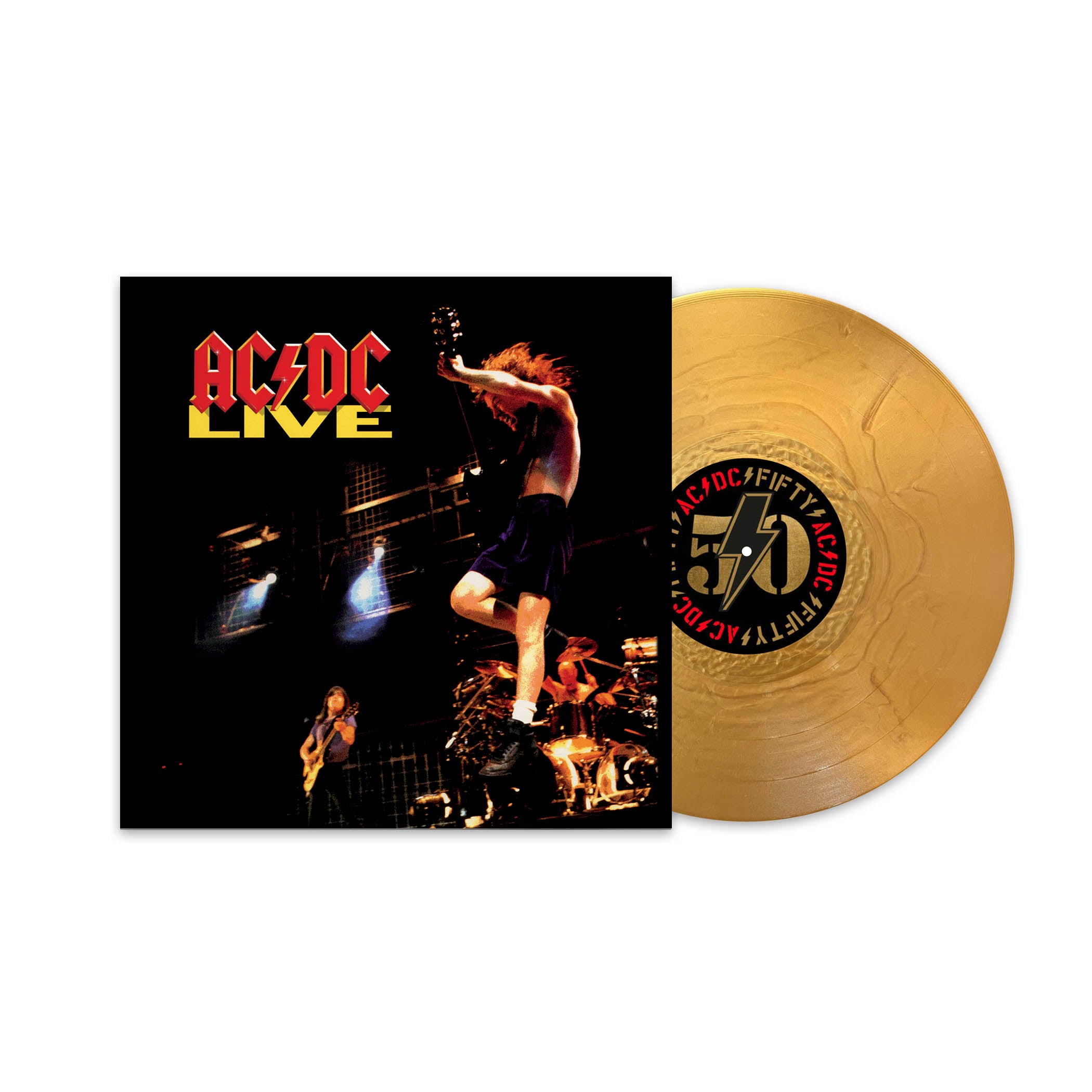 AC/DC - Live (50th Anniversary): Gold Vinyl 2LP