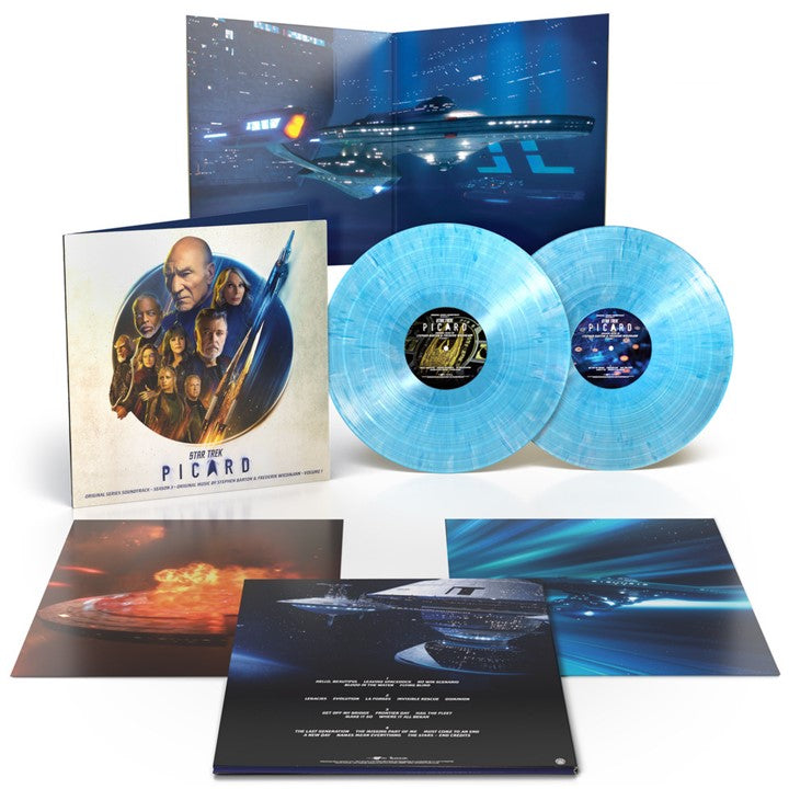 Stephen Barton, Frederik Wiedmann - Star Trek - Picard Season 3 Volume  1: Limited Sky Blue with White Burst Vinyl 2LP