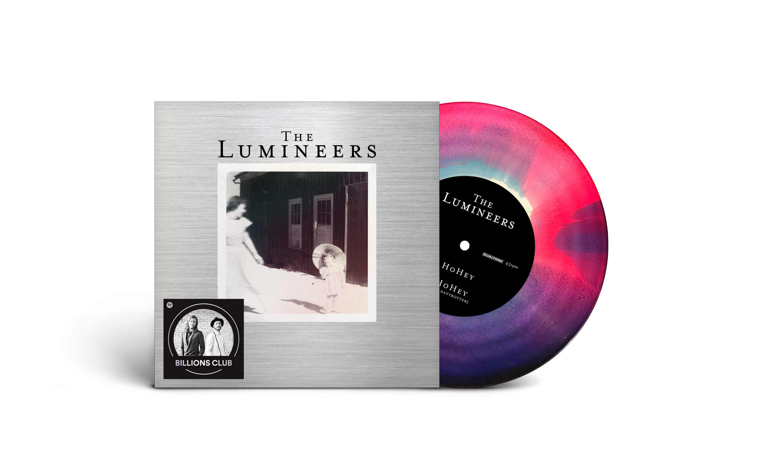 The Lumineers - Billions Club: Pink/Blue Vinyl 7" Single