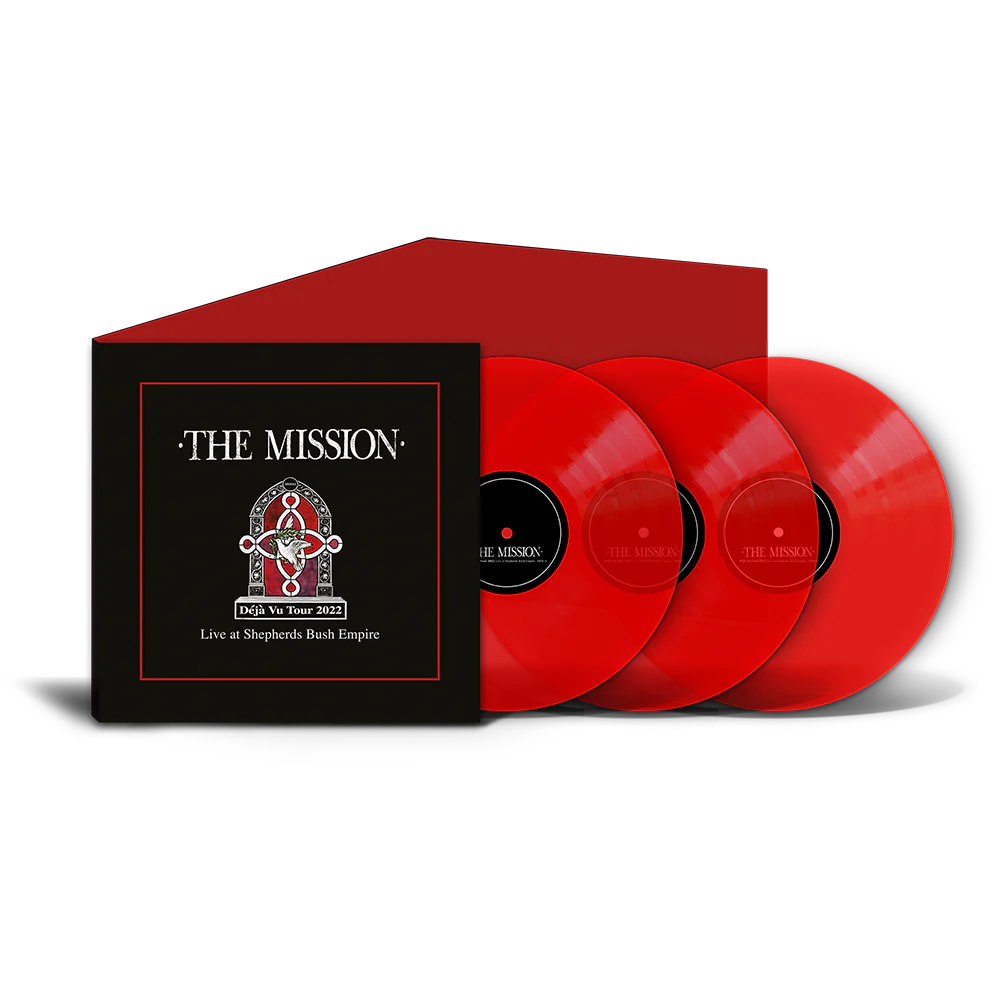 The Mission - Deja Vu - Live At Shepherds Bush Empire: Limited Red Vinyl 3LP
