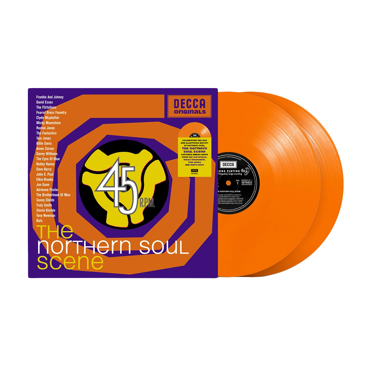 Various Artists - The Northern Soul Scene: Orange Vinyl 2LP