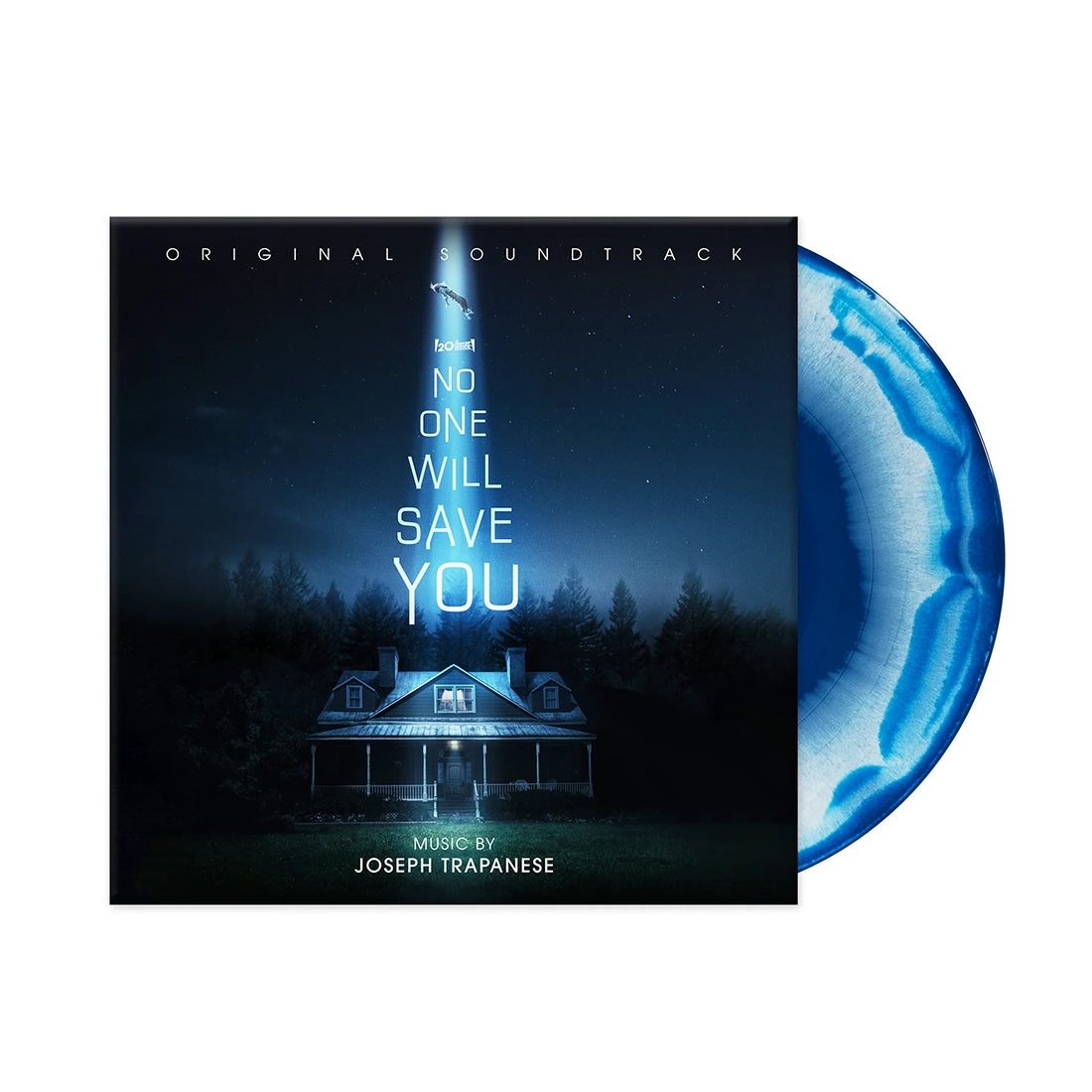 Joseph Trapanese - No One Will Save You (OST): Limited Blue & White Swirl Vinyl LP
