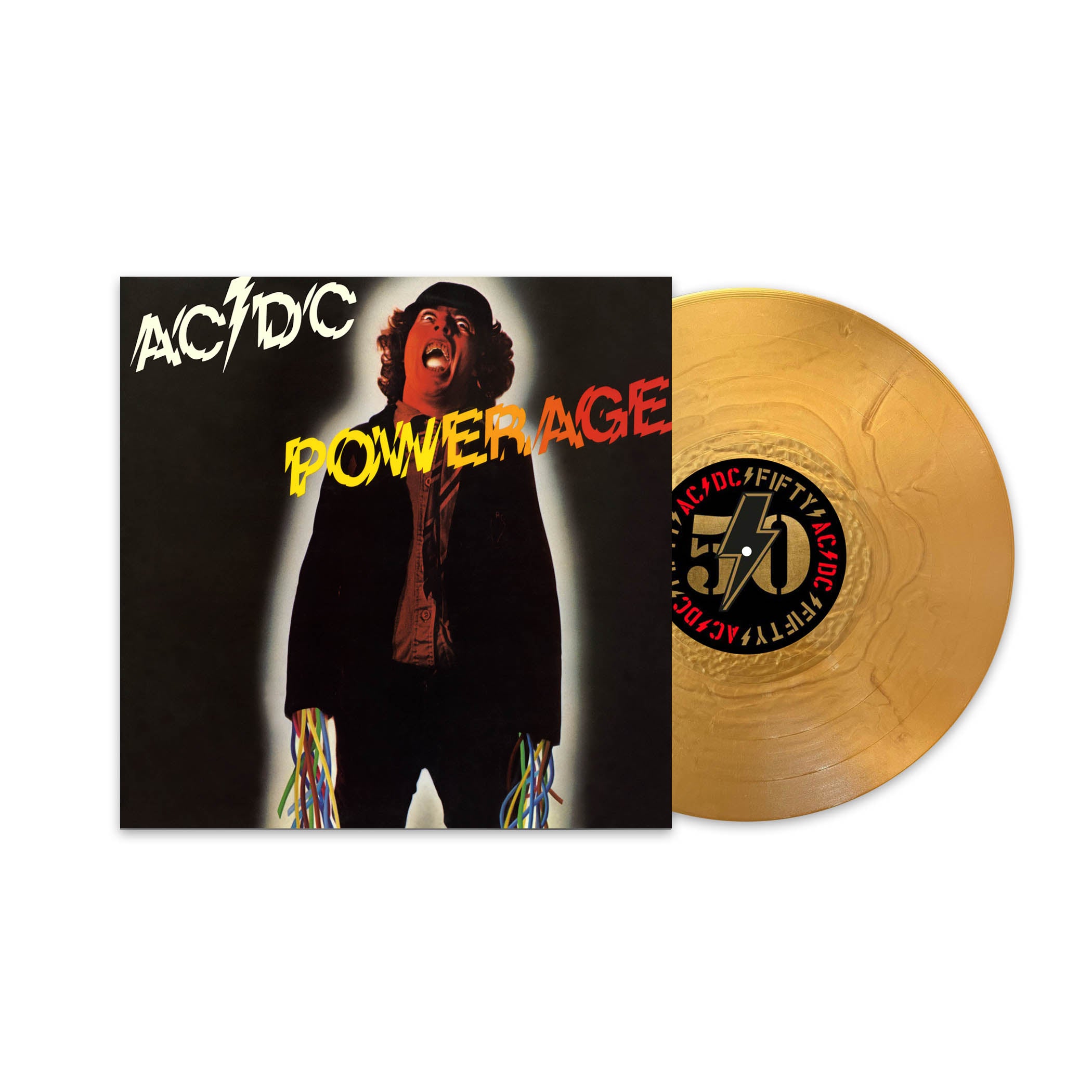 AC/DC - Powerage (50th Anniversary): Gold Vinyl LP
