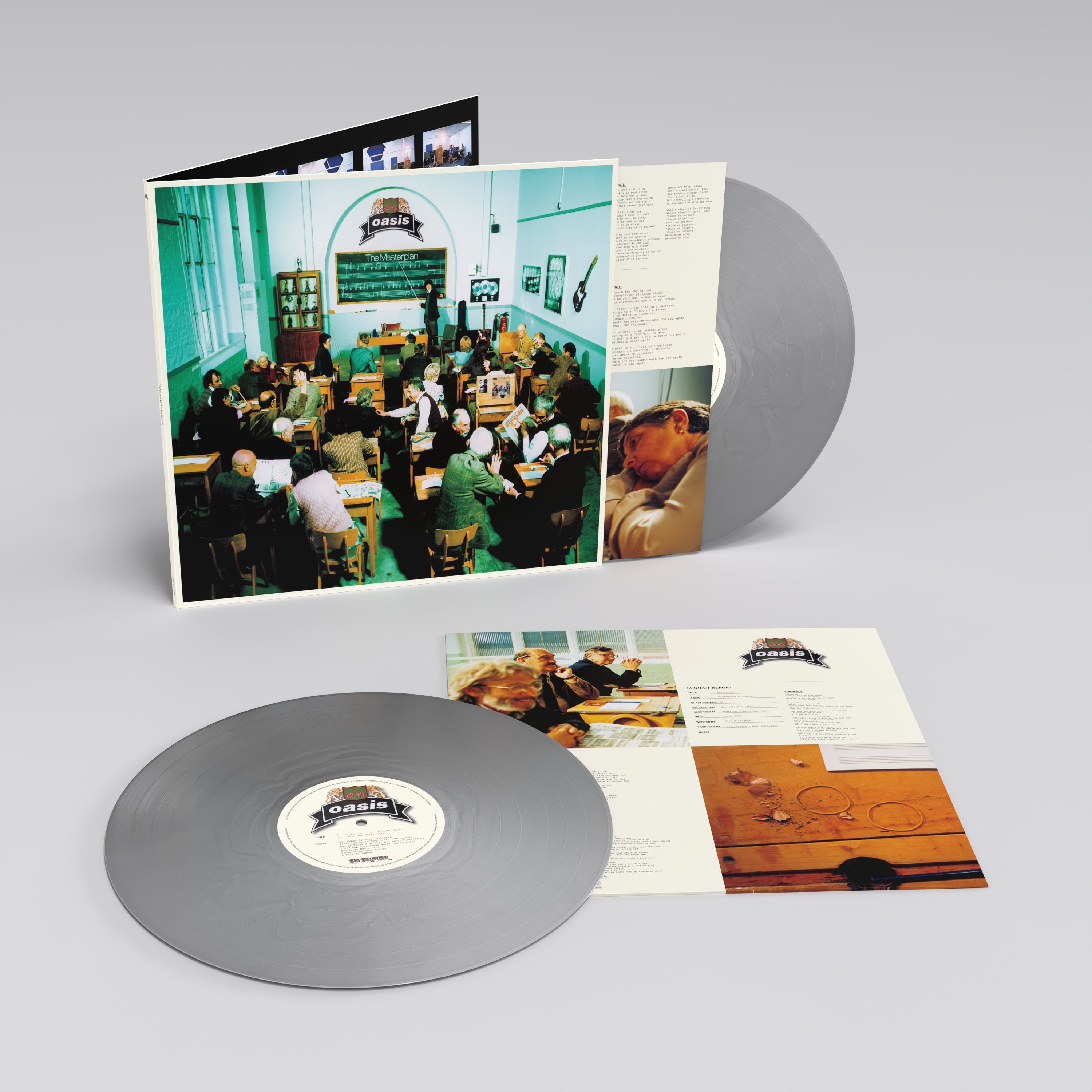 Oasis - The Masterplan: Remastered Silver Vinyl 2LP