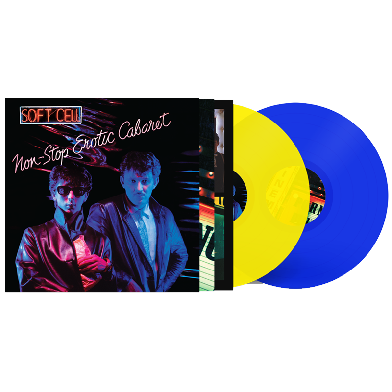 Soft Cell - Non-Stop Erotic Cabaret: Exclusive Gatefold Yellow & Blue Vinyl 2LP