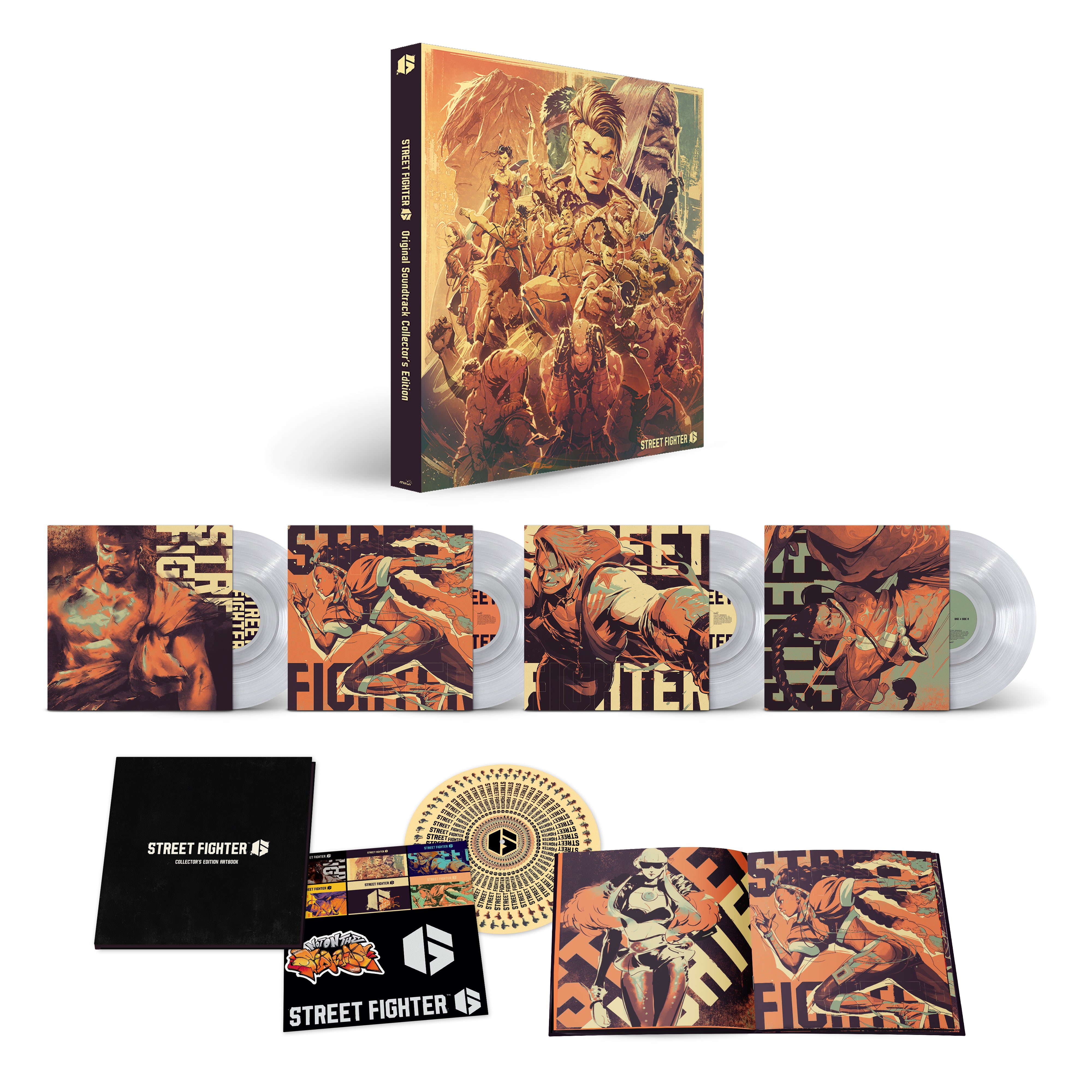 Yoshiya Terayama - Street Fighter 6 (Original Video Game Soundtrack): Limited Collectors Edition Vinyl 4LP Boxset