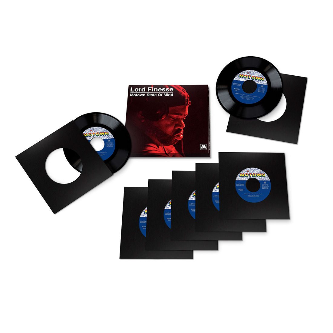Lord Finesse - Lord Finesse Presents – Motown State Of Mind: Limited Edition 7 x 7" Vinyl Box Set