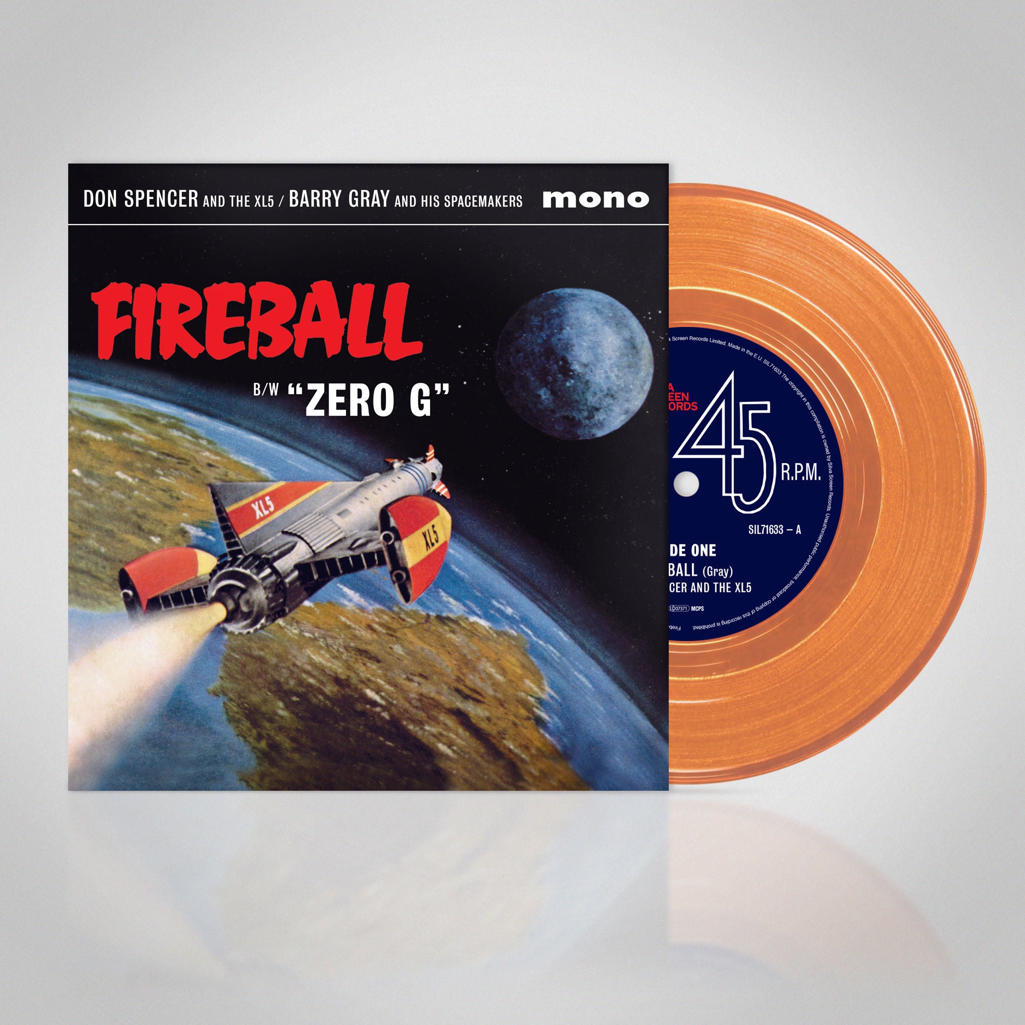 Original Soundtrack - Fireball XL5: Limited Edition Transparent Orange Vinyl 7"