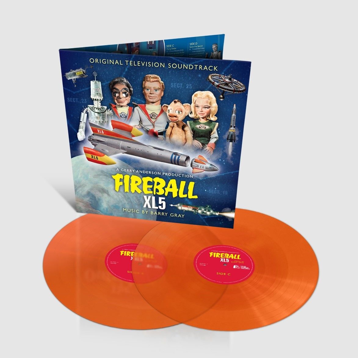 Barry Gray - Fireball XL5 Original TV Soundtrack: Limited Edition Transparent Orange Vinyl 2LP