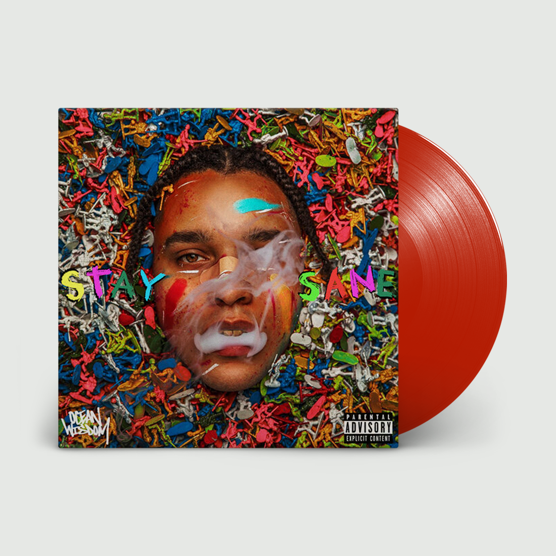 Ocean Wisdom - Stay Sane: Translucent Red Vinyl LP - Sound Of Vinyl