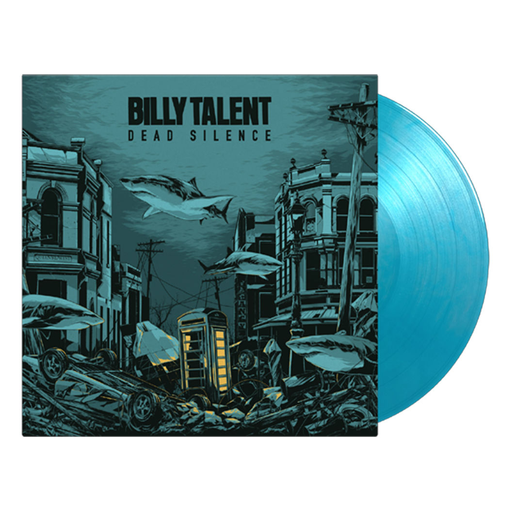 Dead Silence: Limited Edition Crystal Clear, Solid Silver & Solid Blue Vinyl 2LP + Art Print