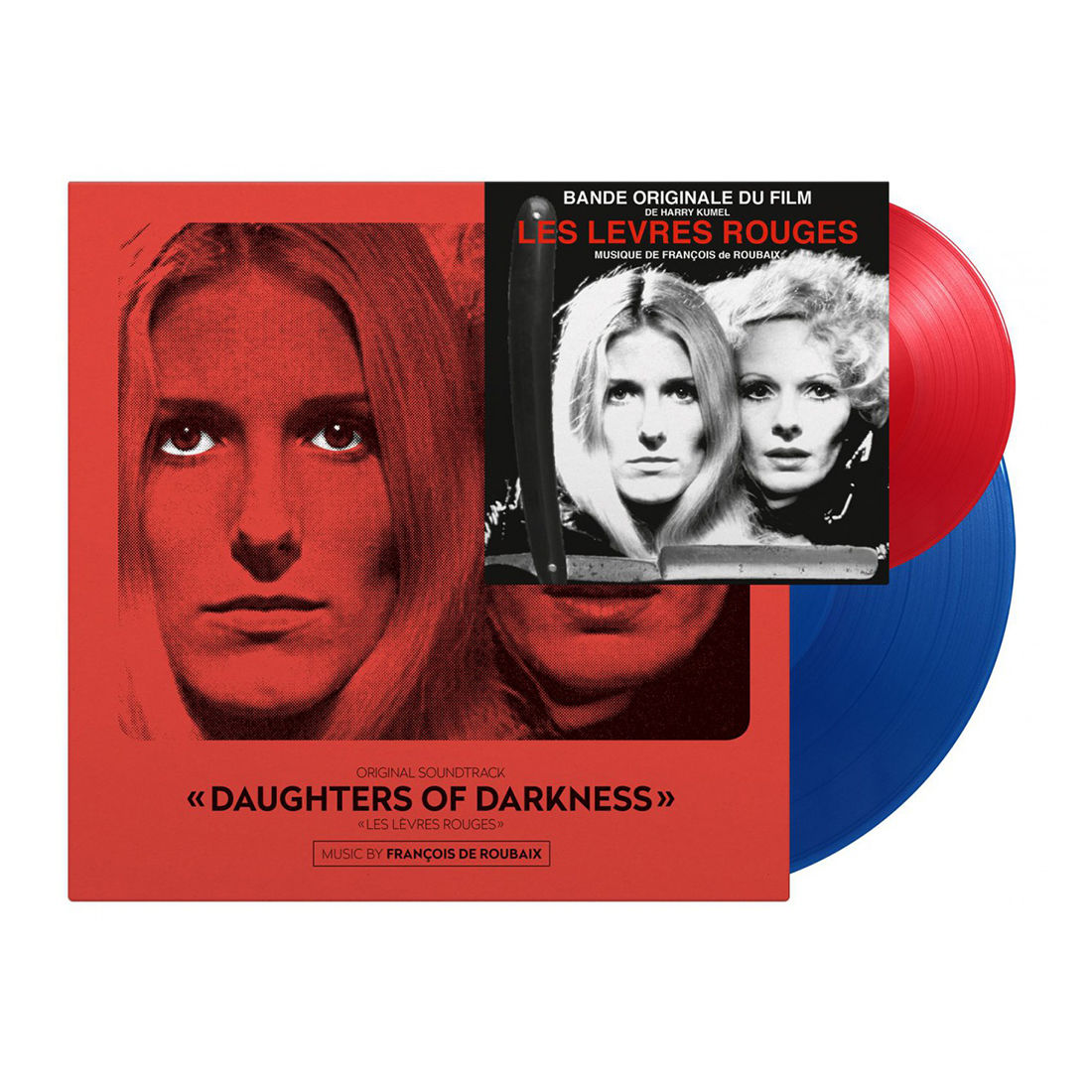 Various Artists - Daughters Of Darkness: Limited Edition Blue Vinyl LP + Red Vinyl 7"