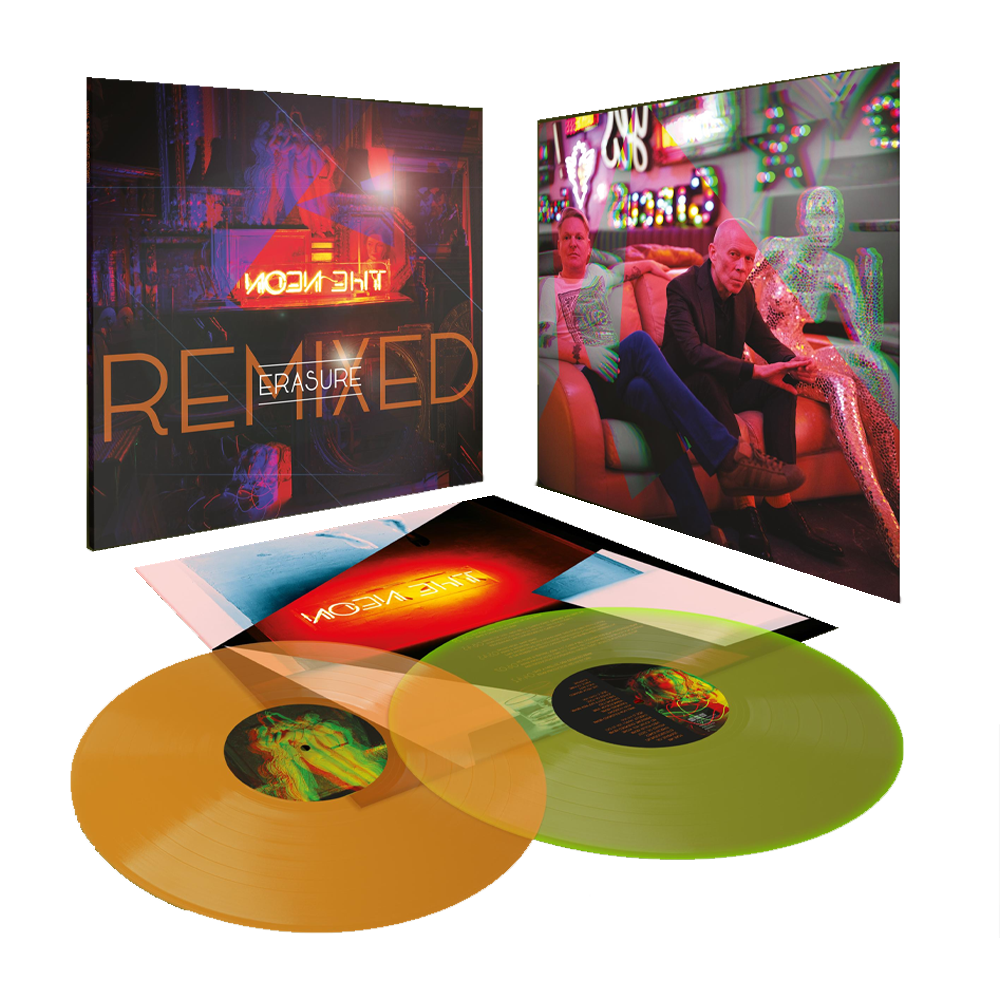 The Neon Remixed: Limited Edition Transparent Amber/Yellow Glow Vinyl 2LP