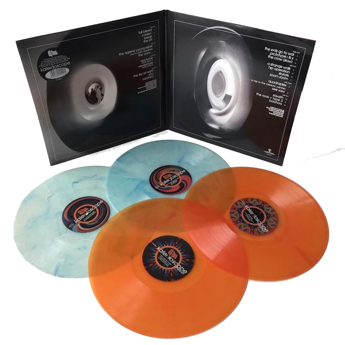 Kaleidoscope + Kaleidoscope Companion: Limited Blue + Orange Marbled Vinyl 4LP