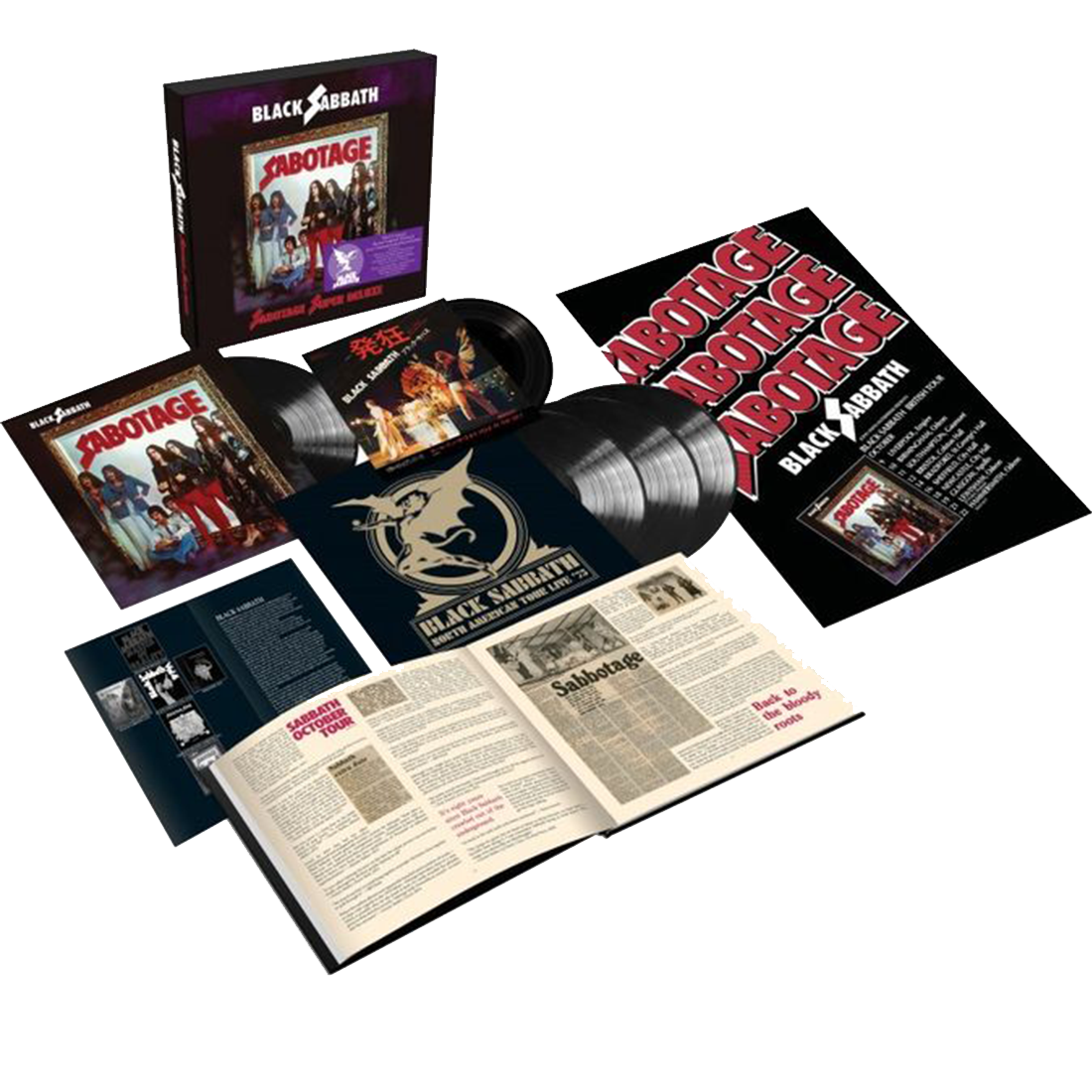 Black Sabbath - Sabotage: Super Deluxe Edition 4LP + 7" Box Set