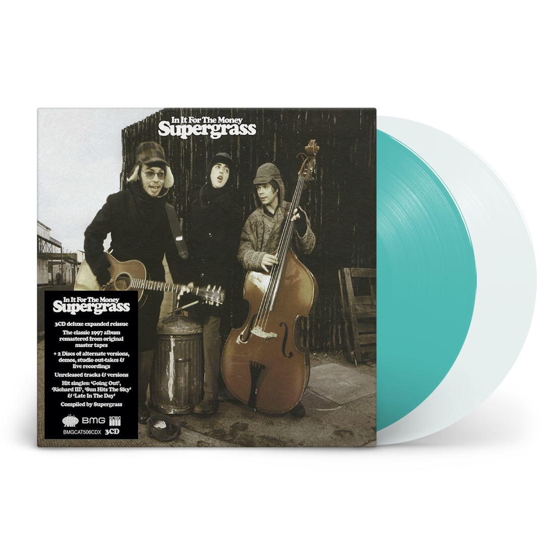 In It For The Money: Remastered Expanded Edition Turquoise Vinyl LP  & White Vinyl 12"